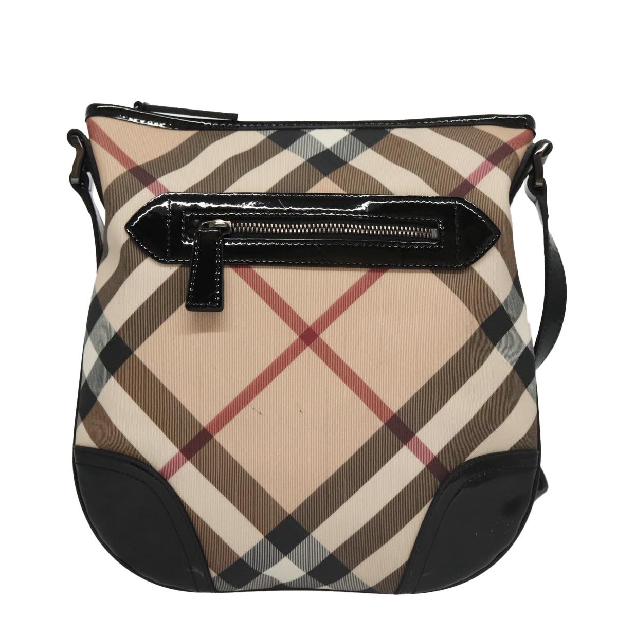 Burberry Dryden Beige Canvas Shoulder Bag (Pre-Owned) Size ONE SIZE - 1 Thumbnail