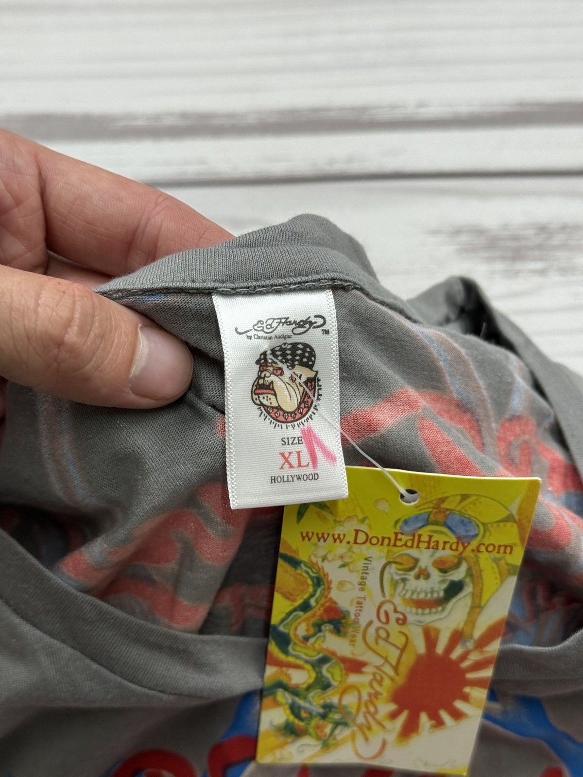 Ed Hardy Ed Hardy t Shirt Size XL / US 12-14 / IT 48-50 - 5 Thumbnail