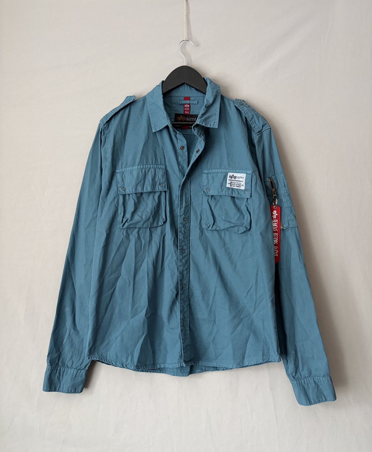 Alpha Industries Alpha Industries Military Overshirt Size US M / EU 48-50 / 2 - 3 Thumbnail