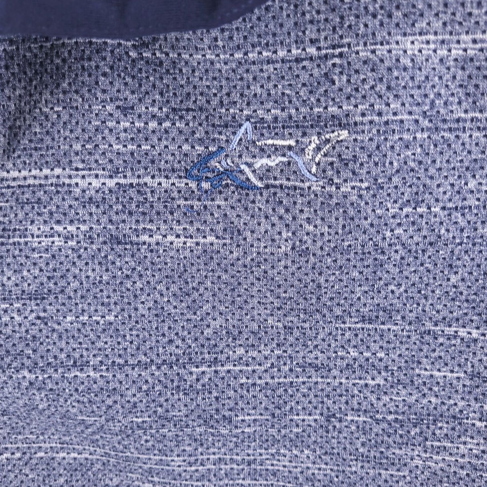Vintage Greg Norman Sweater Mens Large Blue Quarter Zip Heather Golf Performance Size US L / EU 52-54 / 3 - 2 Thumbnail