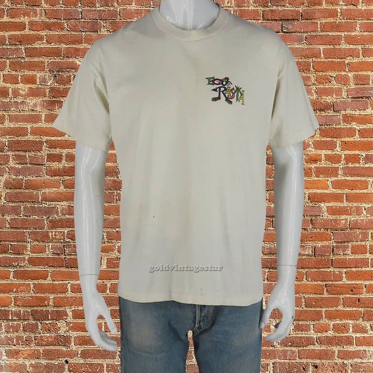 Other Vintage Rasta 420 Marijuana Weed Smoke Out Drinking T Shirt Size US L / EU 52-54 / 3 - 2 Thumbnail