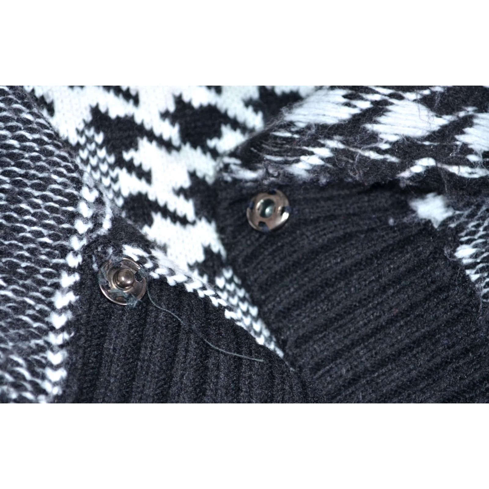 Desigual Desigual Women's Knitted Jacket Cardigan Long Sleeve 1 Snap Button Size L Grey Coatigan Overcoat Casual Womens Size L / US 10 / IT 46 - 7 Thumbnail