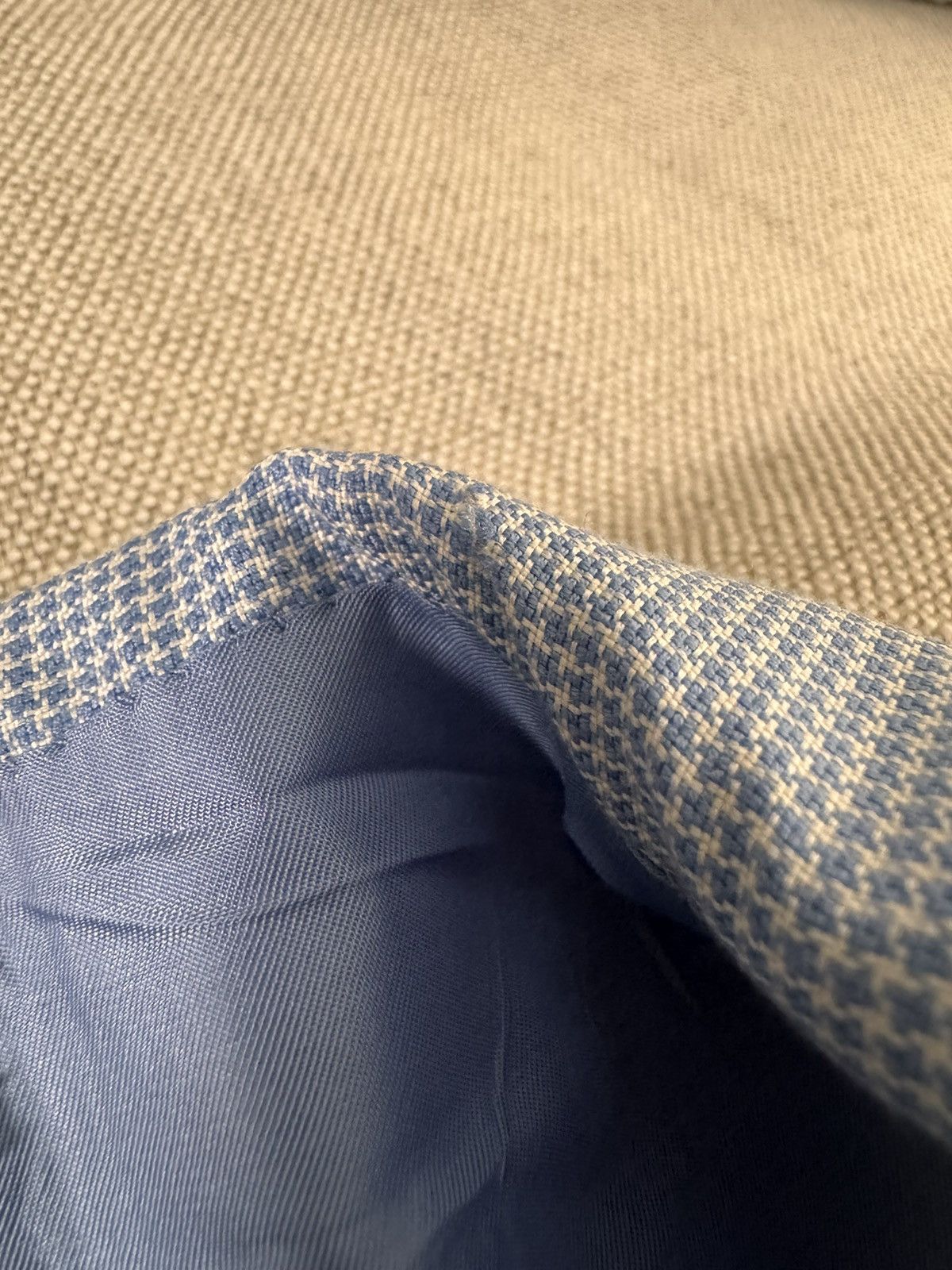 Brioni Mini Check Cashmere & Silk Jacket Size 42R - 17 Thumbnail