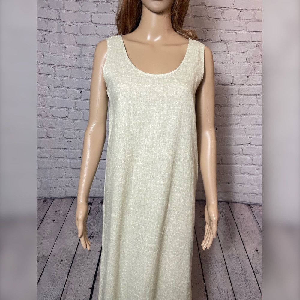 Chicos New Chico's Design Linen Sleeveless Maxi Dress Size 0 US S Size S / US 4 / IT 40 - 2 Thumbnail