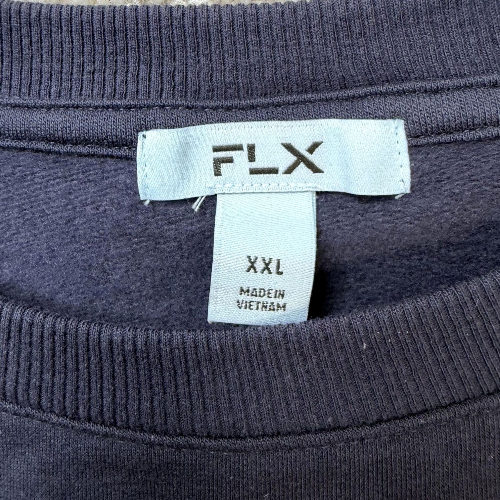Vintage FLX Shirt Womens XXL Purple Sweatshirt Embrace Fleece Crewneck Raglan Pullover Top Size XXL / US 16-18 / IT 52-54 - 2 Thumbnail