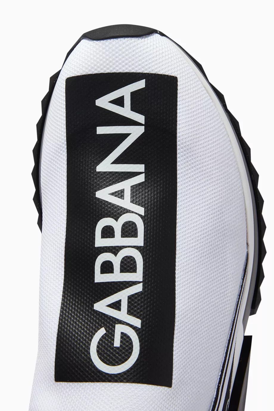 Dolce & Gabbana o1y0925 Sock Hi-Top Sneakers in White/Black Size US 5.5 / IT 35.5 - 3 Thumbnail
