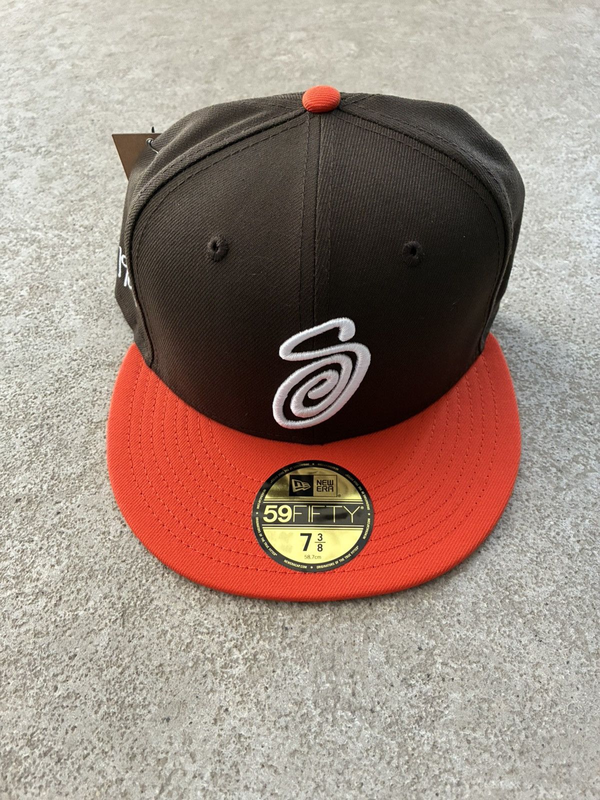 New Era × Stussy Stussy Curly S 59Fifty Cap 7 3/8 | Grailed