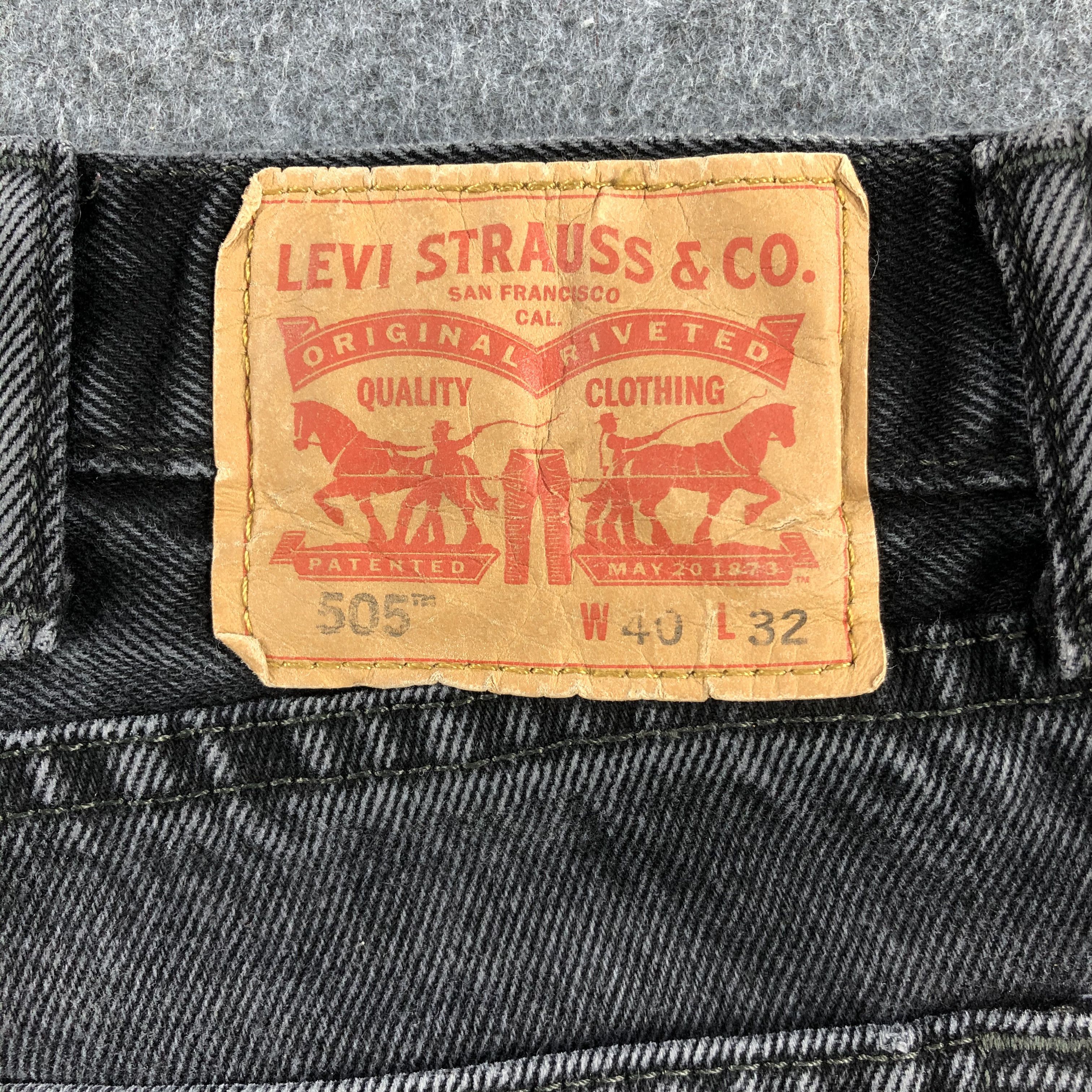 Levi's Vintage Levis 505 Earth Tone Jeans-J1537 Size US 39 - 5 Thumbnail
