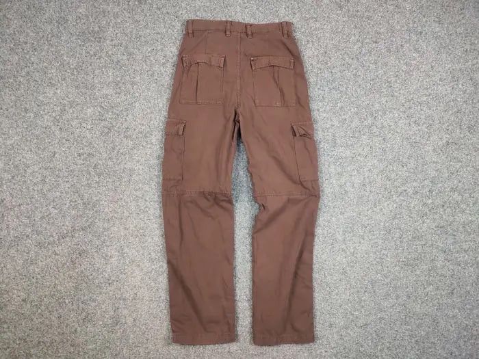 Japanese Brand Vintage 90s Japanese Brown Cargo canvas Pants Y2K Hype Style Size US 30 / EU 46 - 11 Thumbnail