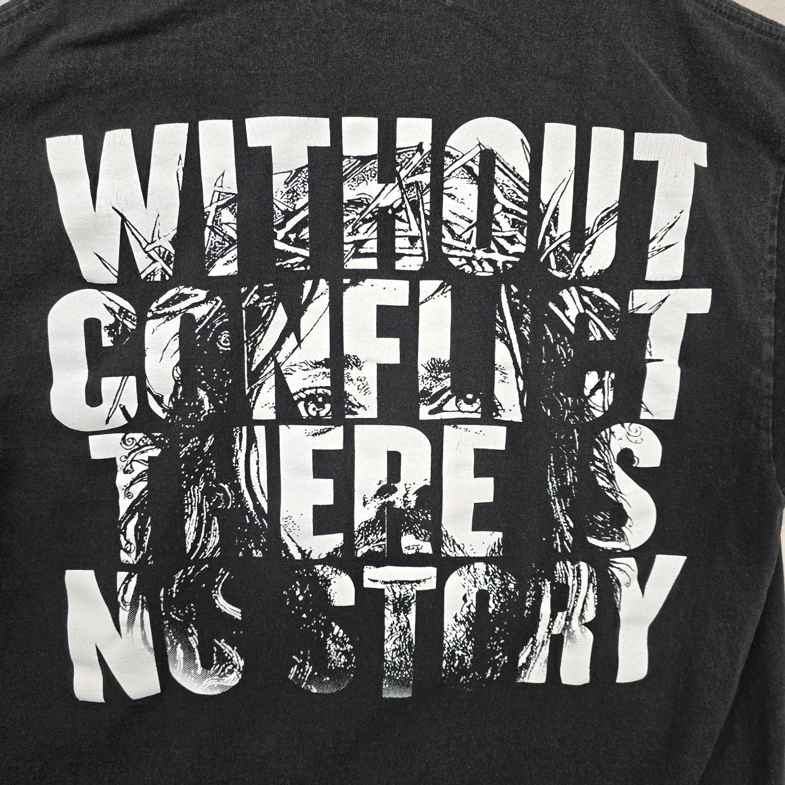 Other Blessed Jesus Shirt Mens Large Without Conflict No Story Y2K Size US L / EU 52-54 / 3 - 5 Thumbnail