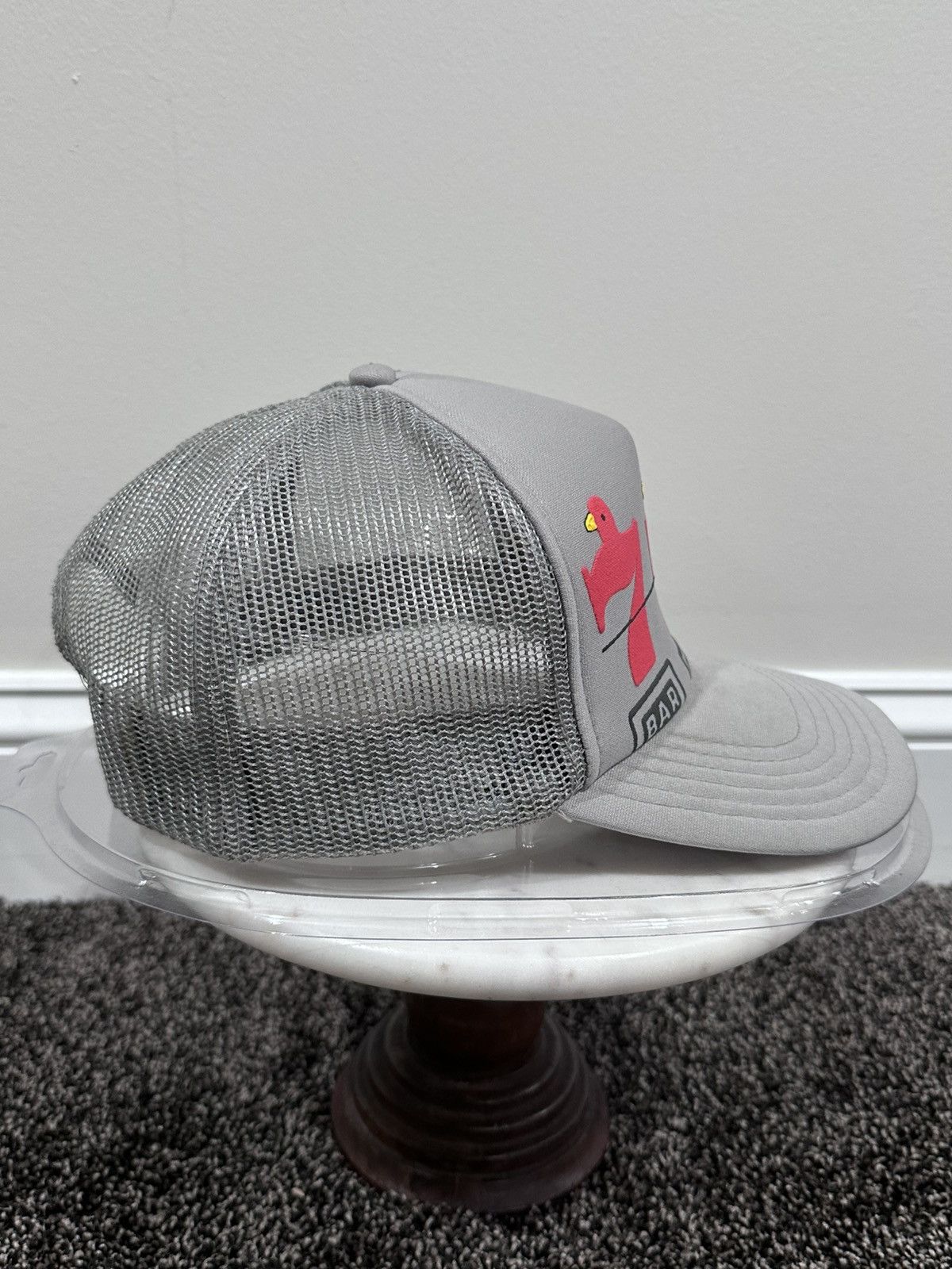 Kapital Kapital OG Lucky Battery Bird 777 Lottery Grey Trucker Hat Size ONE SIZE - 2 Thumbnail