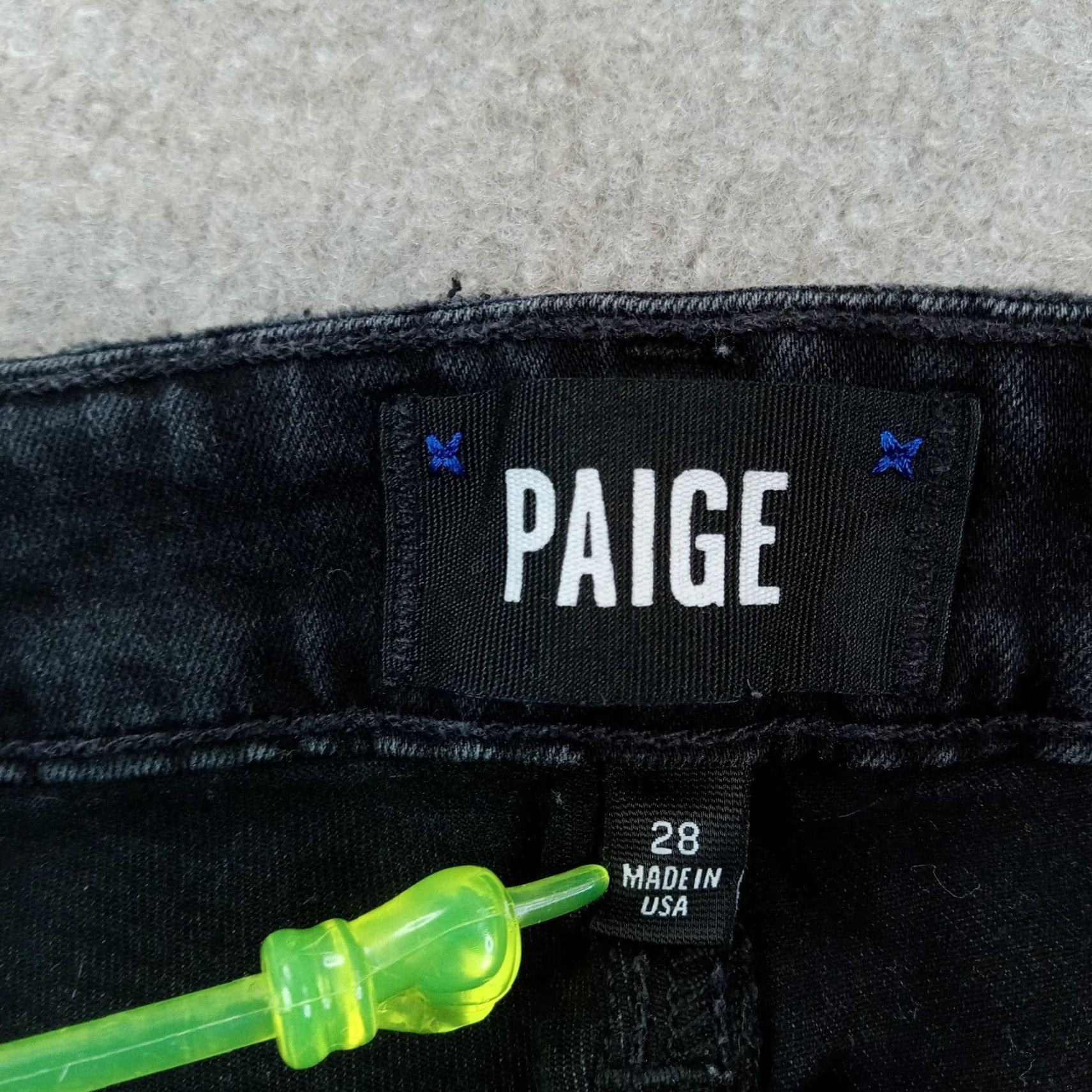 Paige Paige Womens Jeans 28 Black Denim Skinny Margot Crop Size 26" / US 2 / IT 38 - 7 Thumbnail