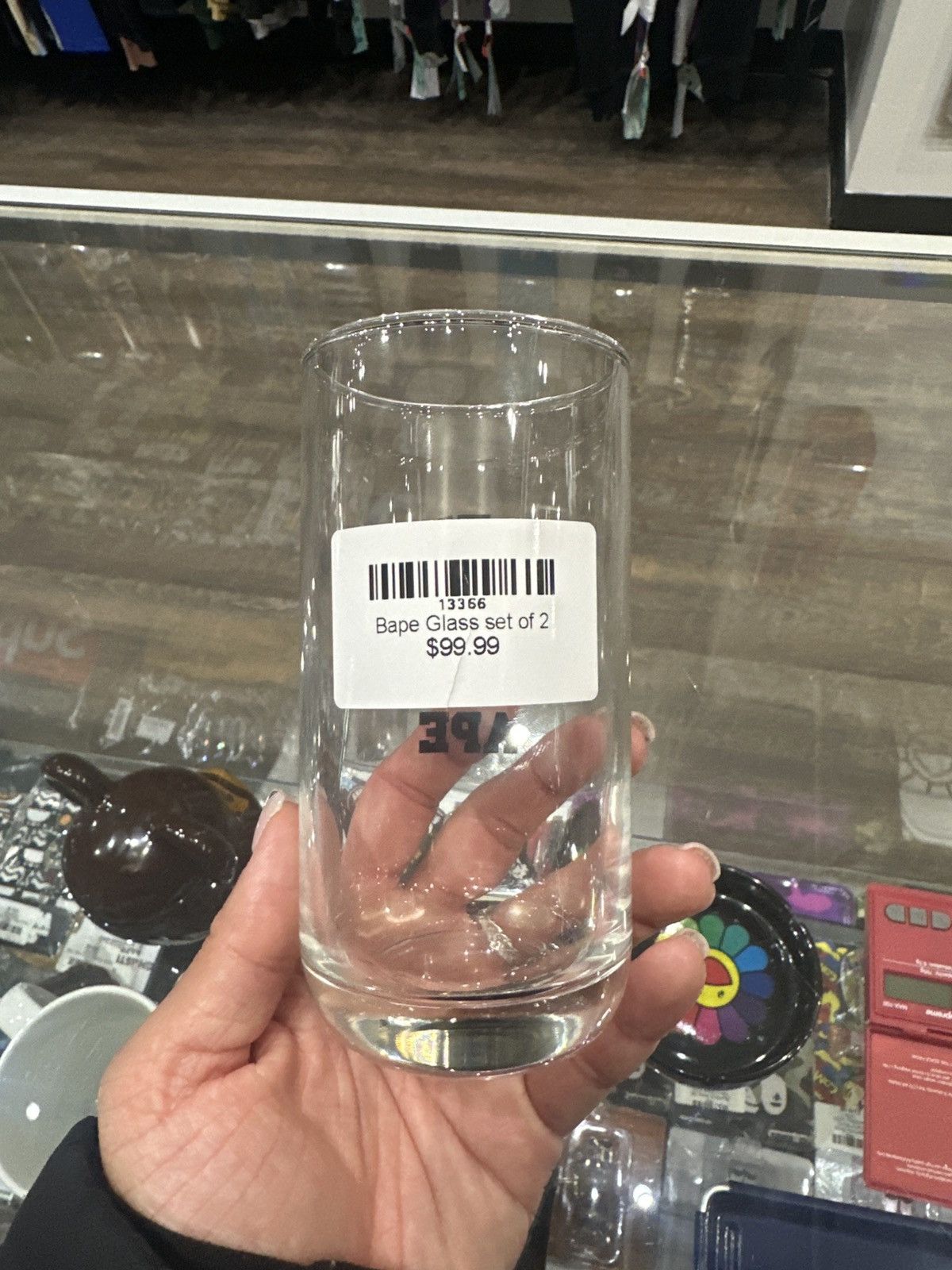 Bape Bape Glass Set of 2 Size ONE SIZE - 2 Thumbnail