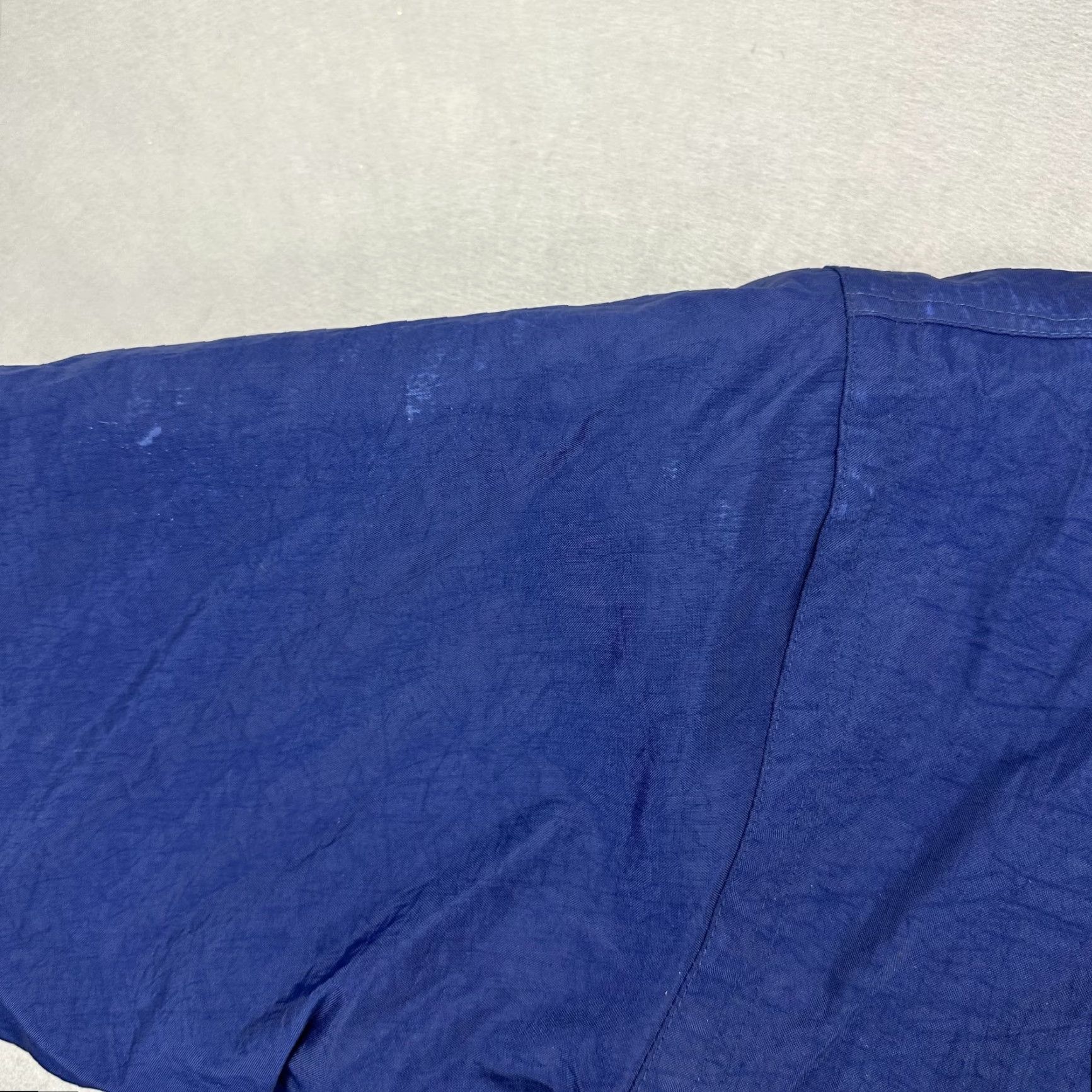 Nike VINTAGE Nike Jacket Men M Blue Solid Hooded Parka 90s Stadium Trench Coat Size US M / EU 48-50 / 2 - 5 Thumbnail