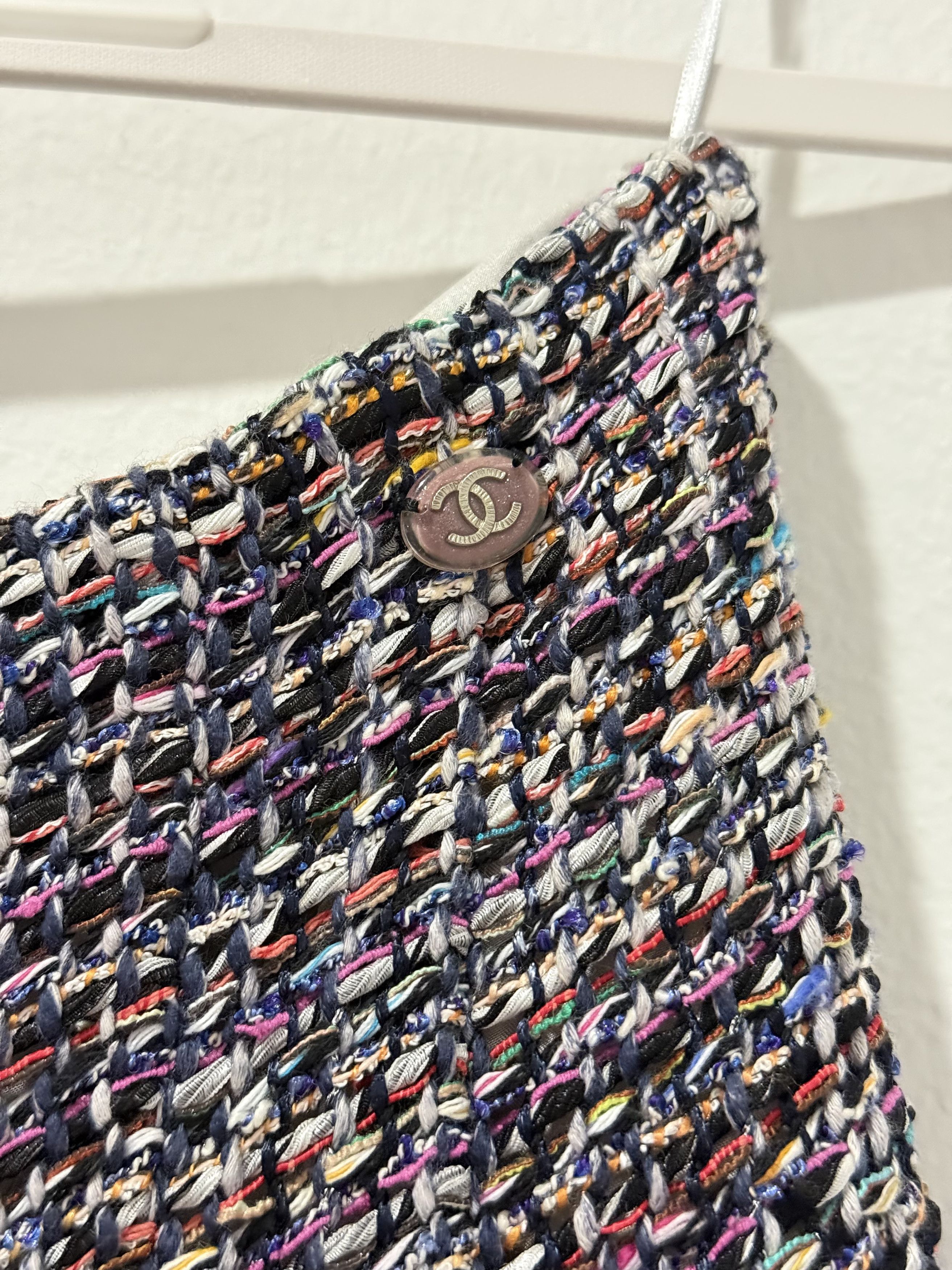 Chanel Chanel Wide-Leg Tweed Pants Size 27" / US 4 / IT 40 - 4 Thumbnail