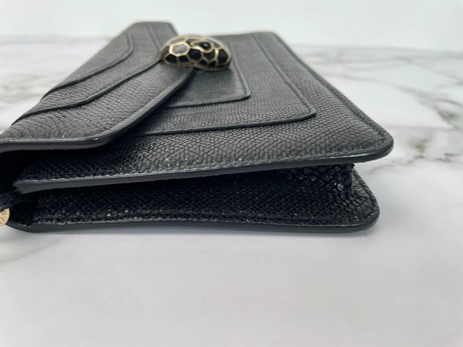 Bvlgari BVLGARI Serpenti Forever Black Snakehead Chain Bag Size ONE SIZE - 4 Thumbnail