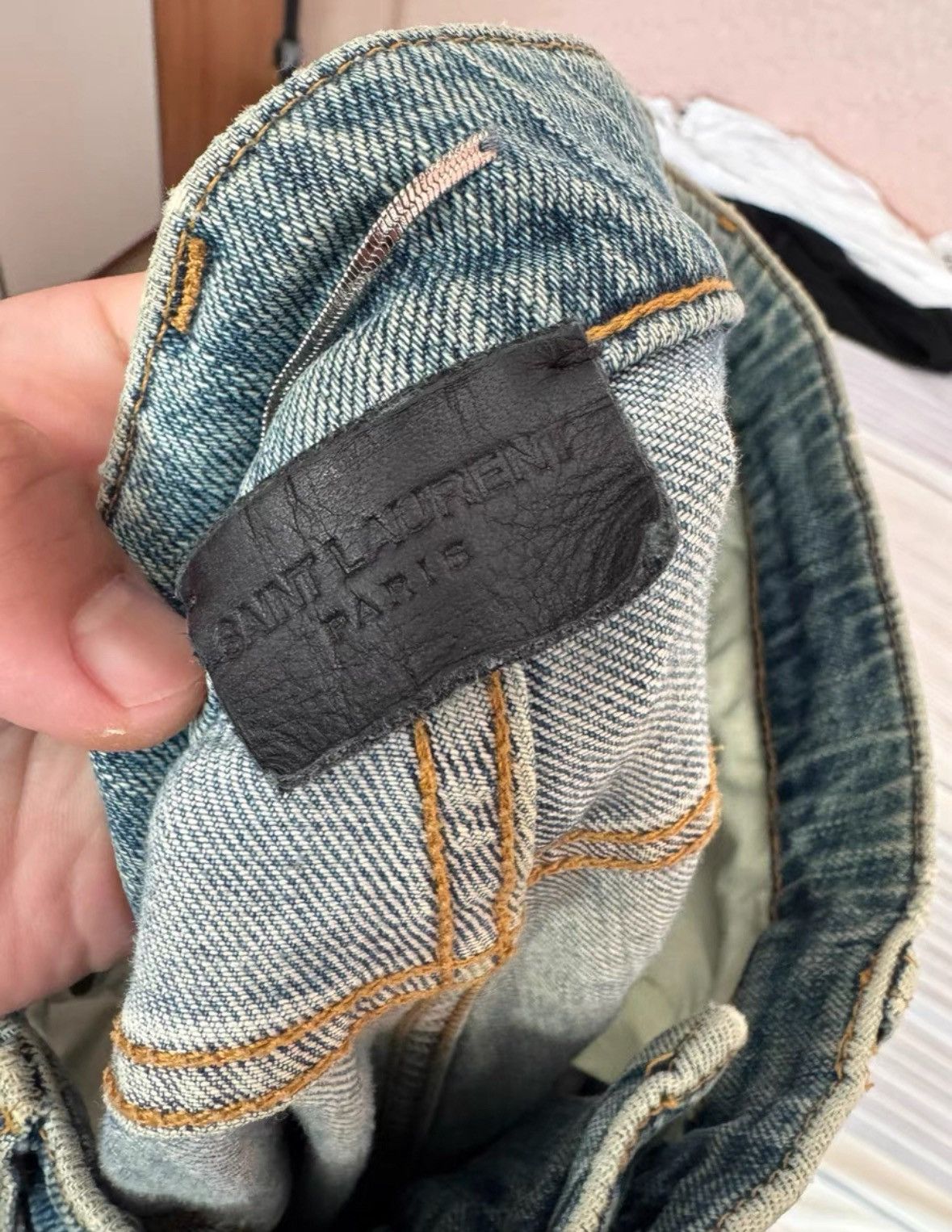 Saint Laurent Paris Saint laurent ysl cut jeans with four knives 2409-Nextarrow Size US 34 / EU 50 - 3 Thumbnail