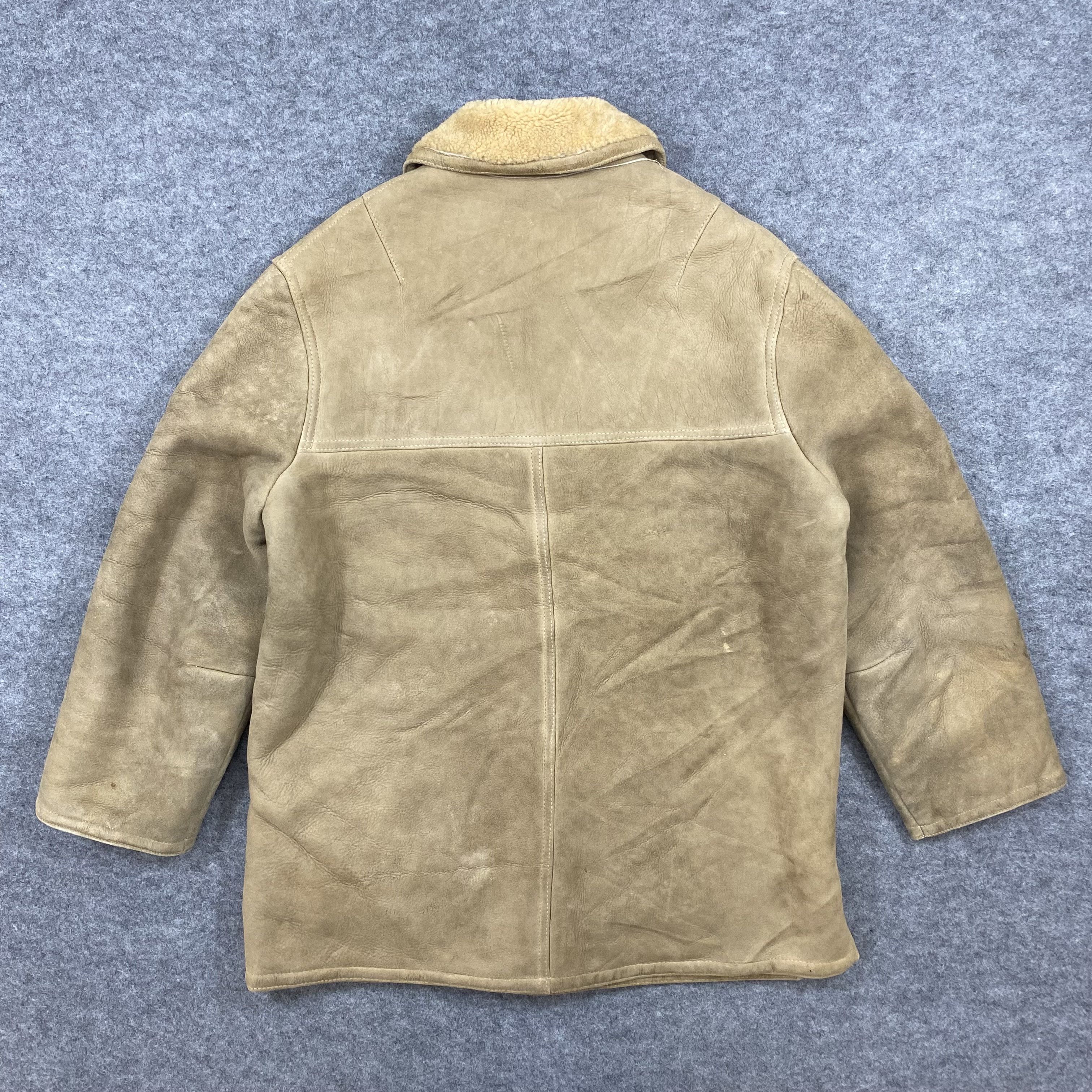 Abercrombie & Fitch VINTAGE 80s ABERCROMBIE & FITCH LEATHER JACKET-J641 Size US L / EU 52-54 / 3 - 2 Thumbnail