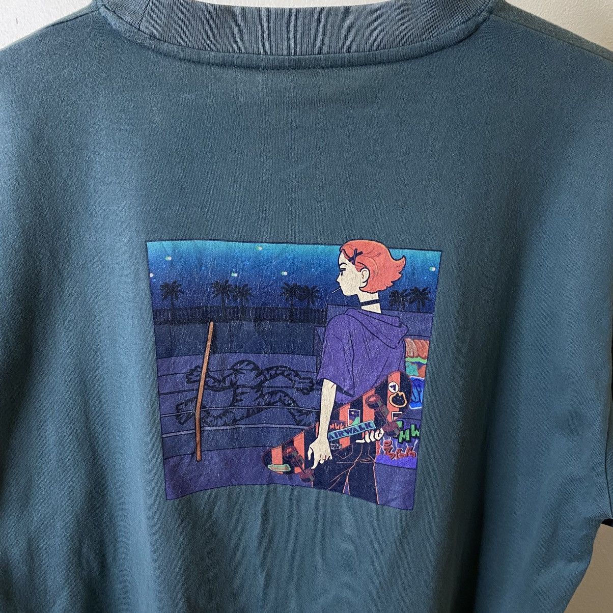 Airwalk Vintage 2000s Airwalk Skateboard Skater T Shirt Size US L / EU 52-54 / 3 - 2 Thumbnail