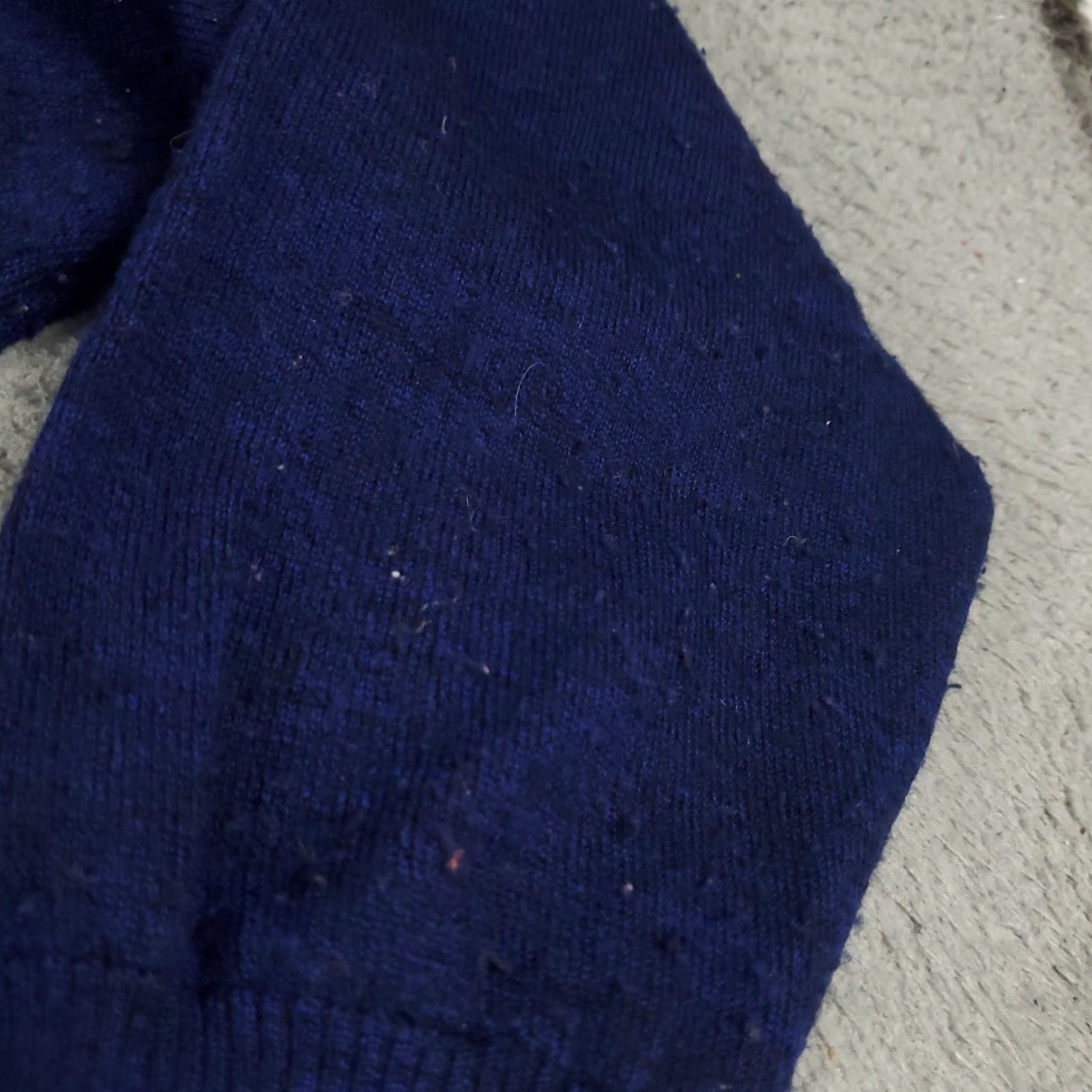 Benetton VINTAGE Benetton Sweater Mens XL Blue Wool Collared Pullover Sweatshirt Size US XL / EU 56 / 4 - 7 Thumbnail