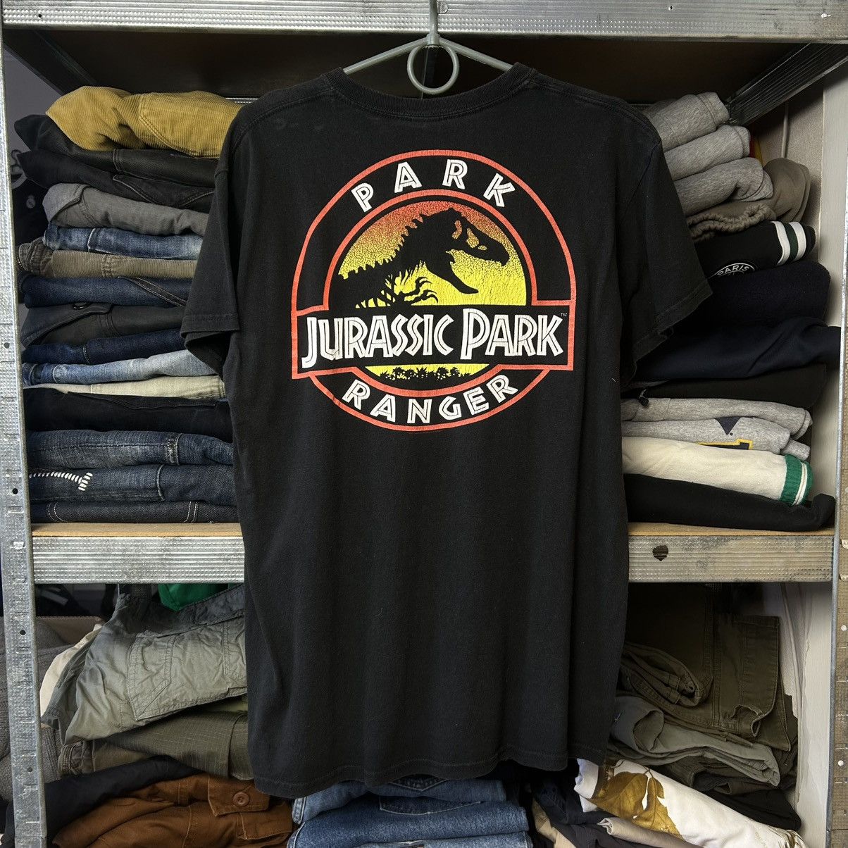 Cartoon Network Vintage Jurassic Park Big Logo Movie 2000’s tee size M Size US M / EU 48-50 / 2 - 1 Thumbnail