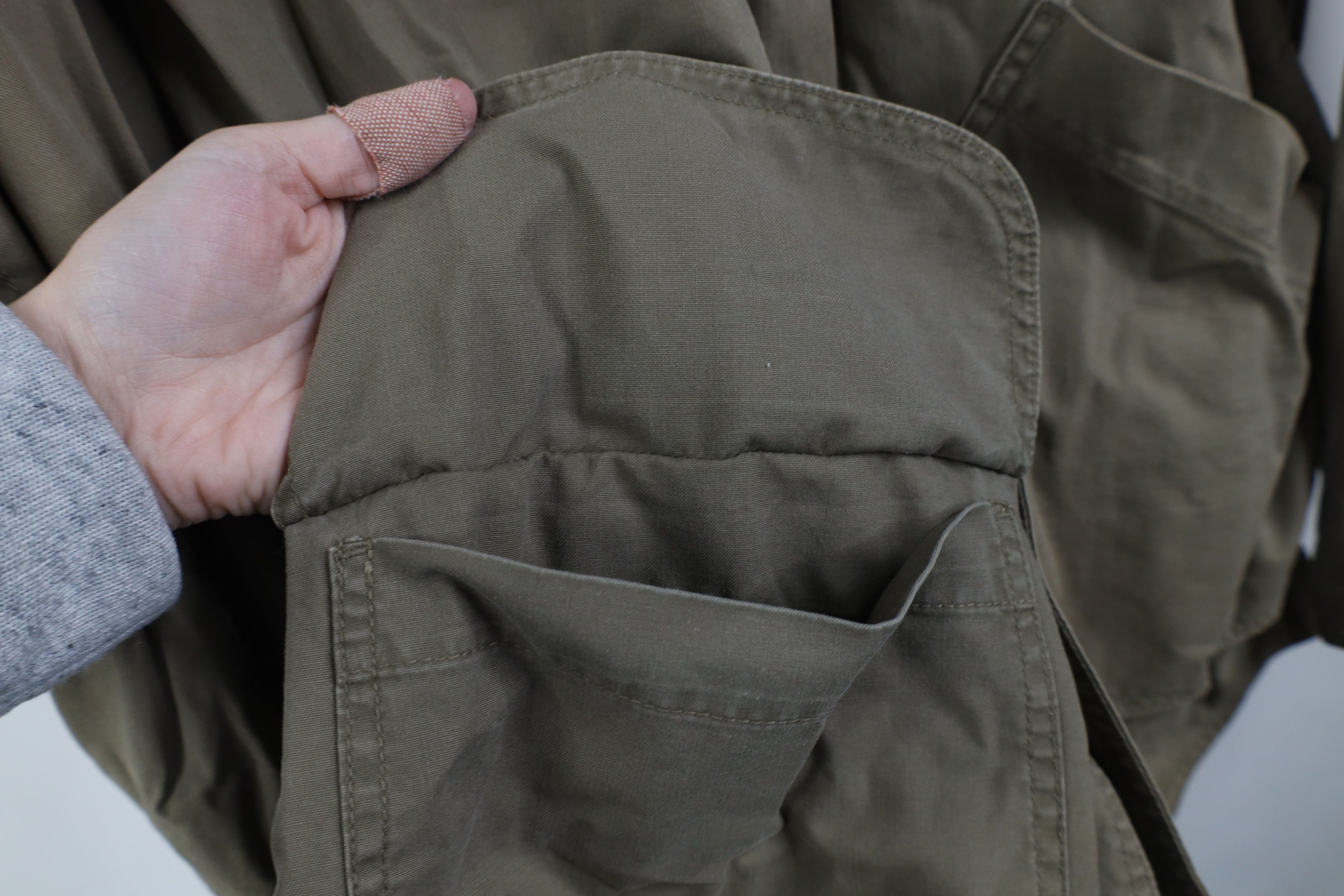 Banana Republic Vintage 90s Banana Republic Safari Chore Barn Jacket Beige Size US S / EU 44-46 / 1 - 6 Thumbnail
