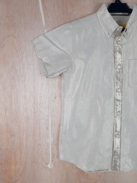 Comme des Garcons Junya Watanabe Comme Des Garcon cream/yellow shirt #3099DLL Size S / US 4 / IT 40 - 10 Thumbnail