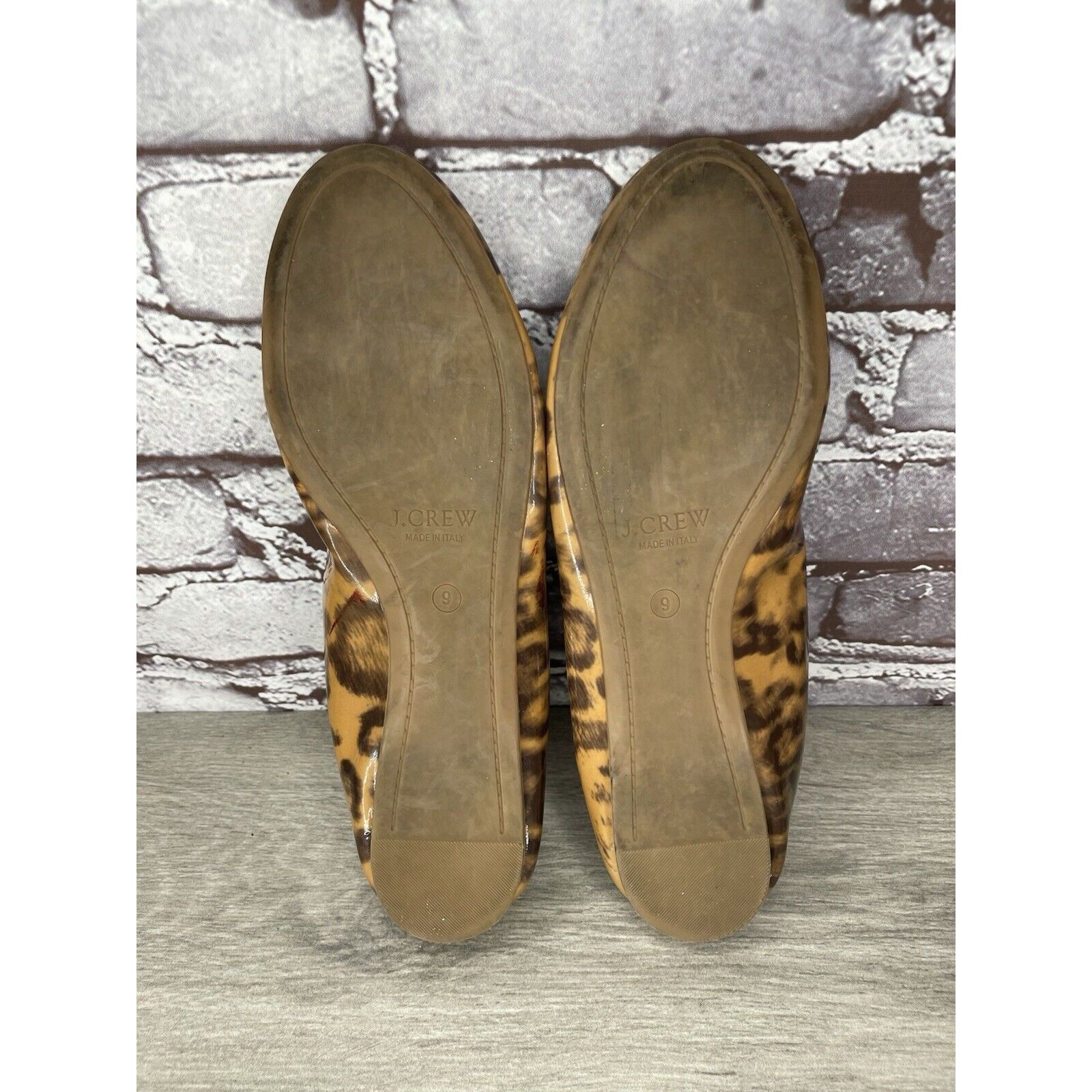 J.Crew J. Crew Caramel Animal Print Patent Leather Ballet Flats Wom Size US 9 / IT 39 - 15 Thumbnail