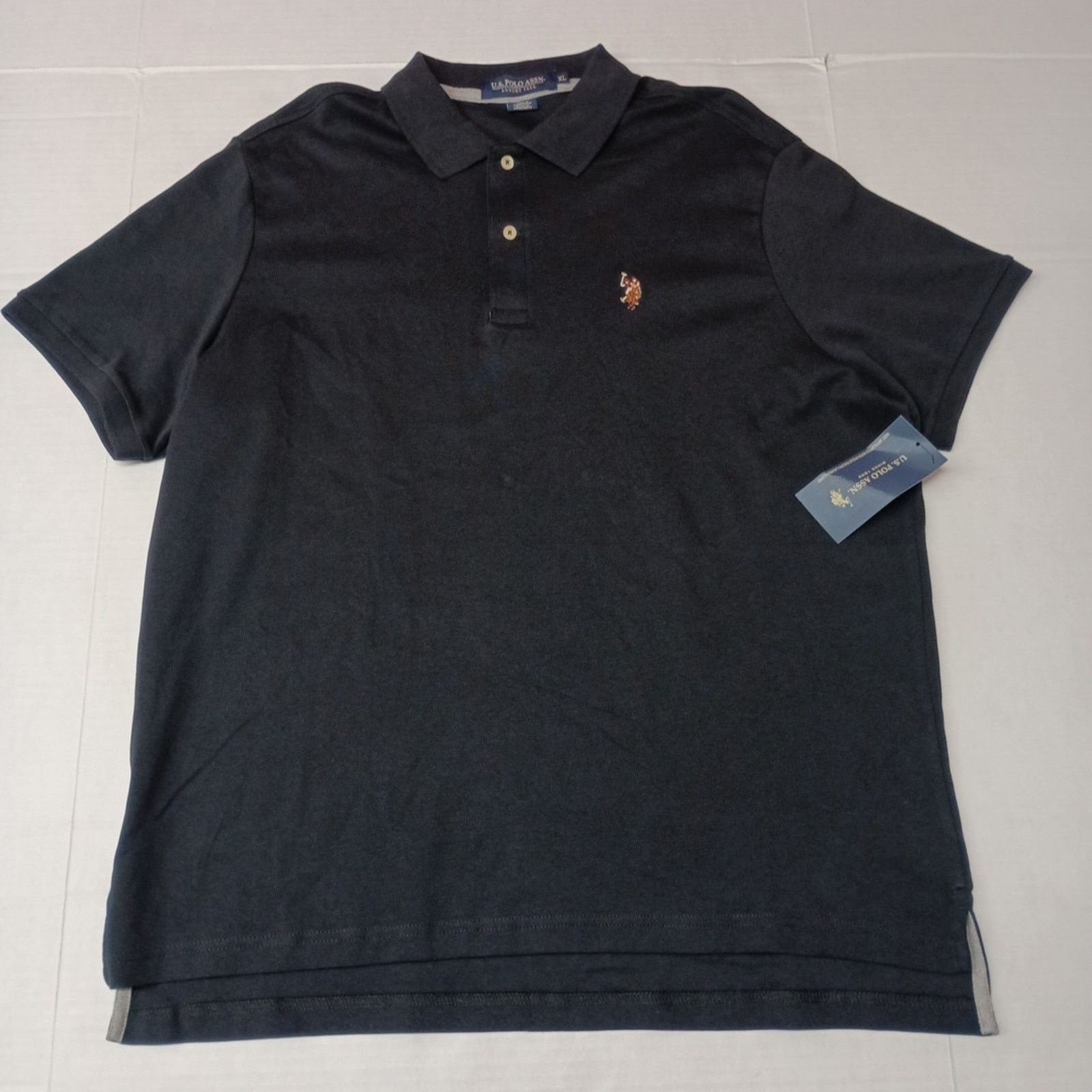 U.S. Polo Assn. U.S. Polo Assn Interlock Polo Shirt Black Men's Size XL Size US XL / EU 56 / 4 - 1 Thumbnail