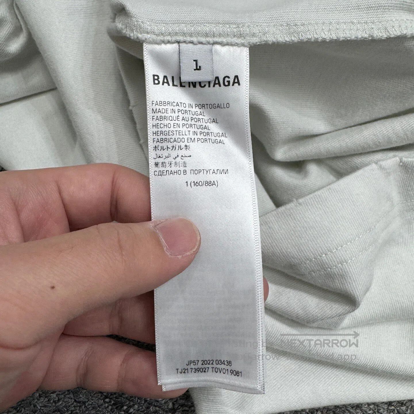 Balenciaga Balenciaga Embroidered letter long-sleeve shirt| Size US S / EU 44-46 / 1 - 5 Thumbnail