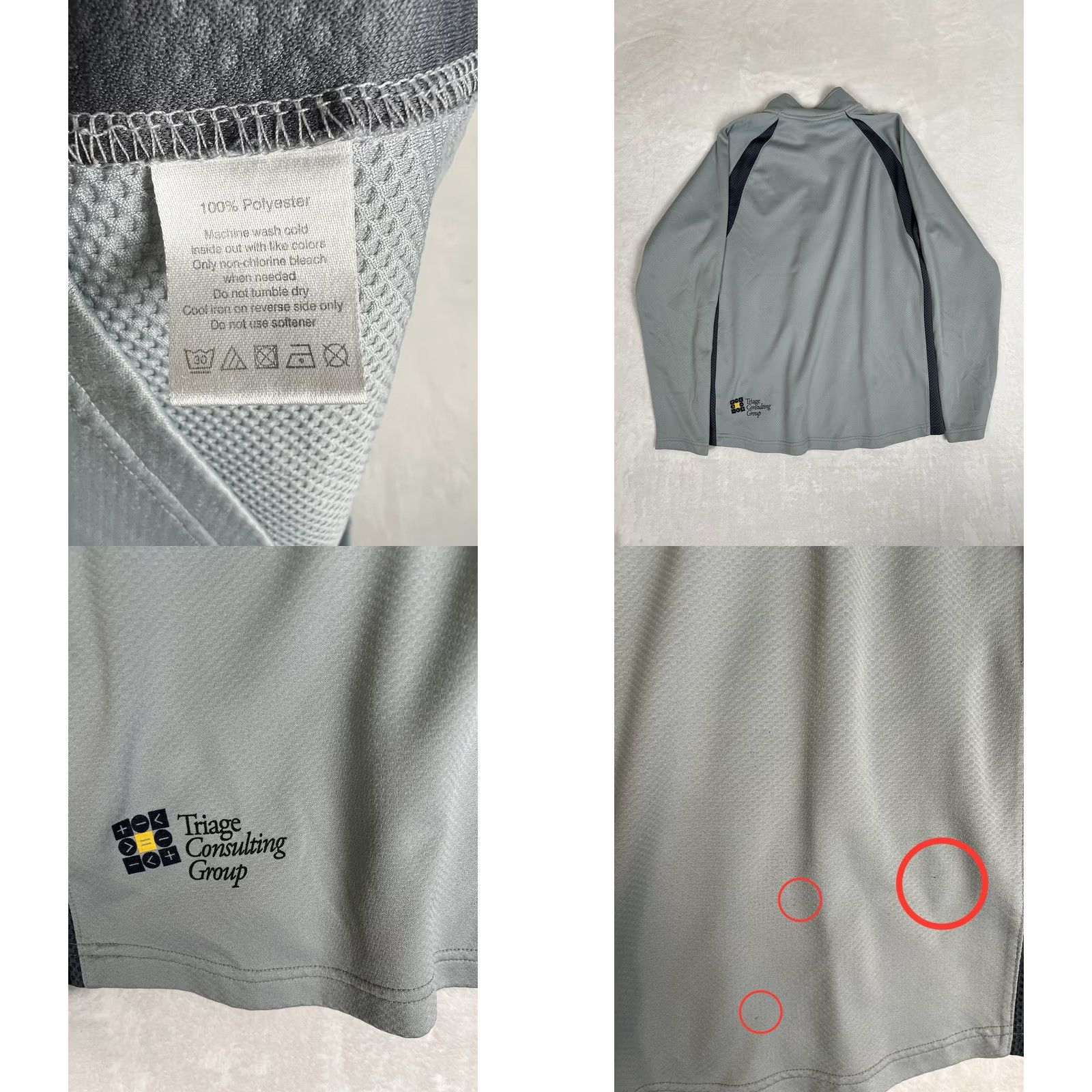 Alo ALO 1/4 Zip Long Sleeve Jacket Mens M Gray Athletic Activewear CrossFit Golf Yoga USA Basic Jacket Size US M / EU 48-50 / 2 - 8 Thumbnail
