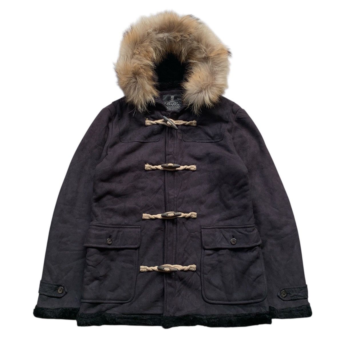 14th Addiction Baffy Faux Fur LGB Ifsix GOA KMRII Sherpa Jacket Size US M / EU 48-50 / 2 - 1 Thumbnail