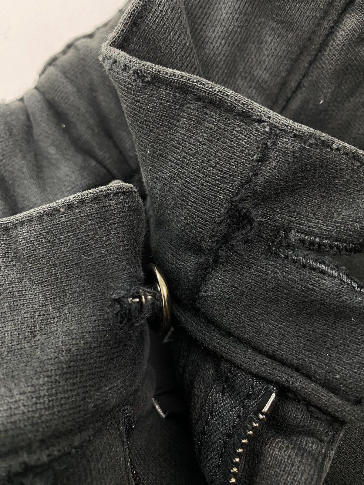 AKM × If Six Was Nine × Japanese Brand DELETE SOON‼️ AKM Distressed Flared Zipper Sweatpant Size US 30 / EU 46 - 14 Thumbnail