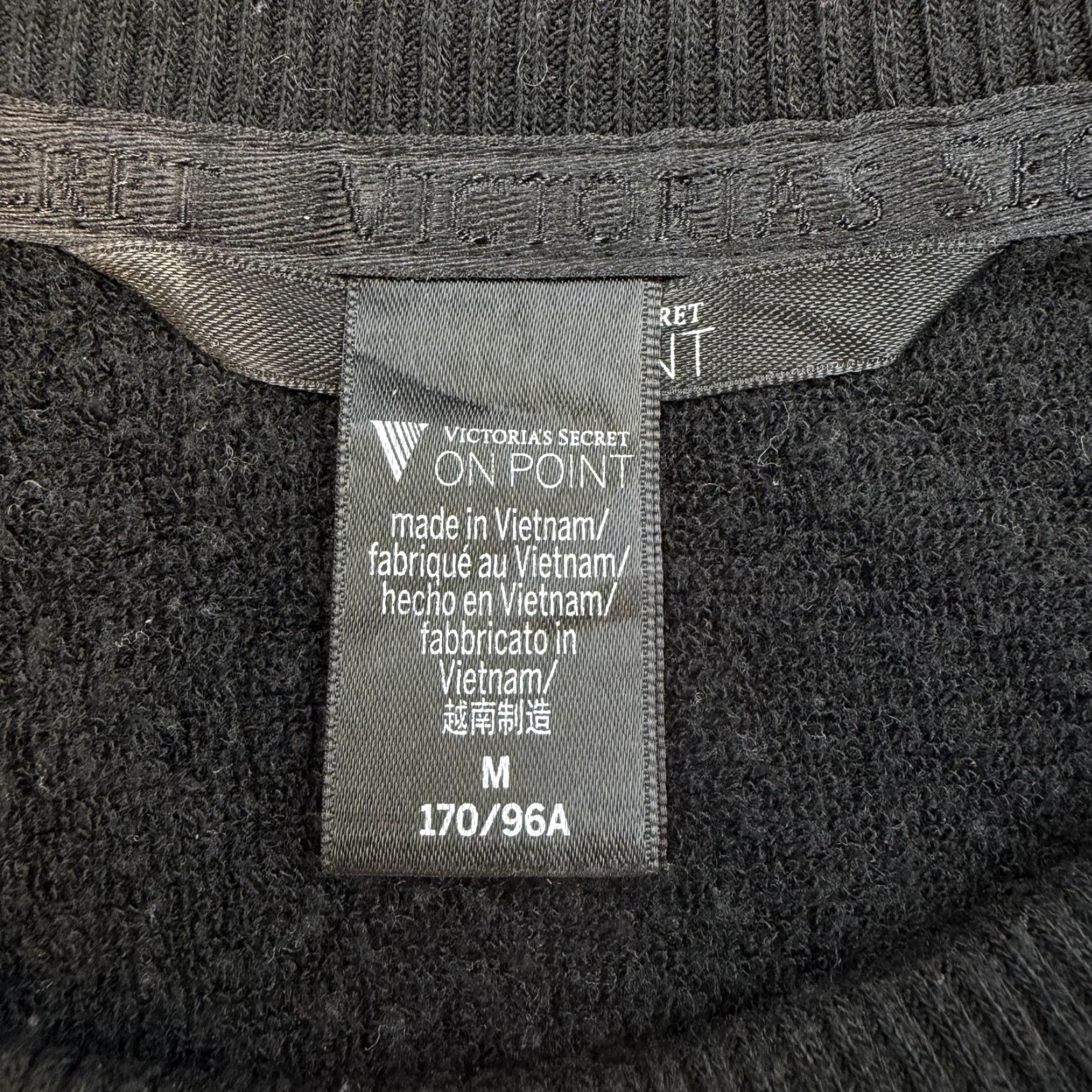 Victoria's Secret Victoria's Secret On Point Sweatshirt Womens M Black VS Logo Crewneck Size M / US 6-8 / IT 42-44 - 4 Thumbnail