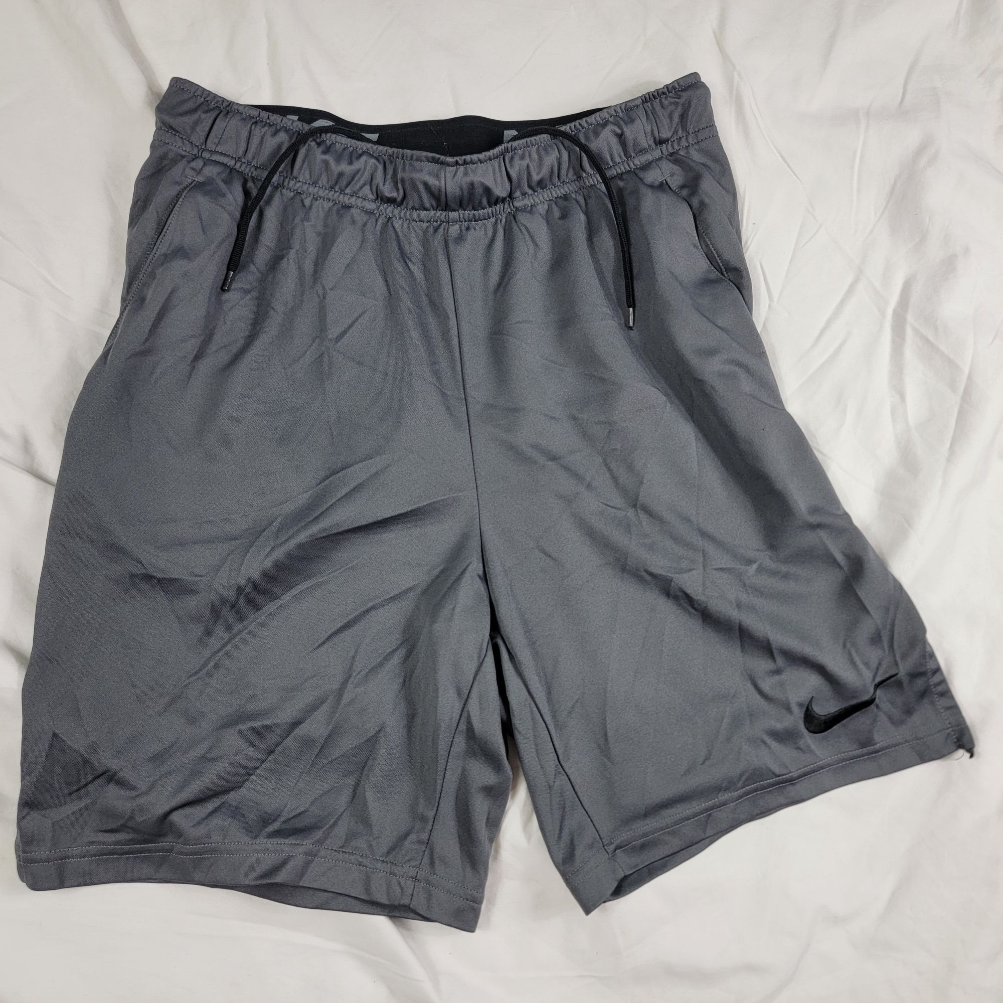 Nike Nike Mens Small Dri Fit Gray Athletic Shorts Outdoors Runnin Size US 36 / EU 52 - 1 Thumbnail