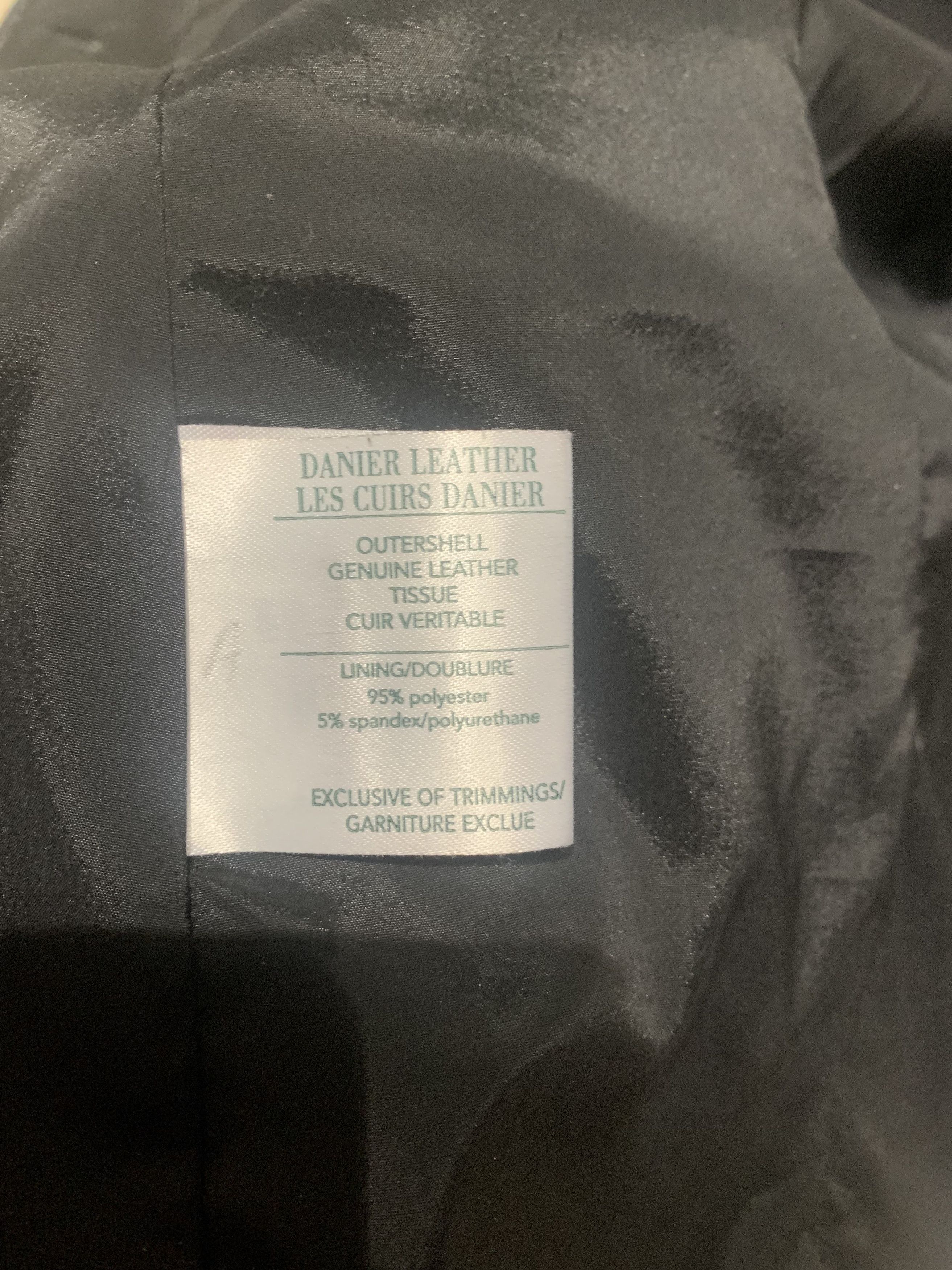 Danier × Vintage Danier Leather Jacket Size US L / EU 52-54 / 3 - 4 Thumbnail