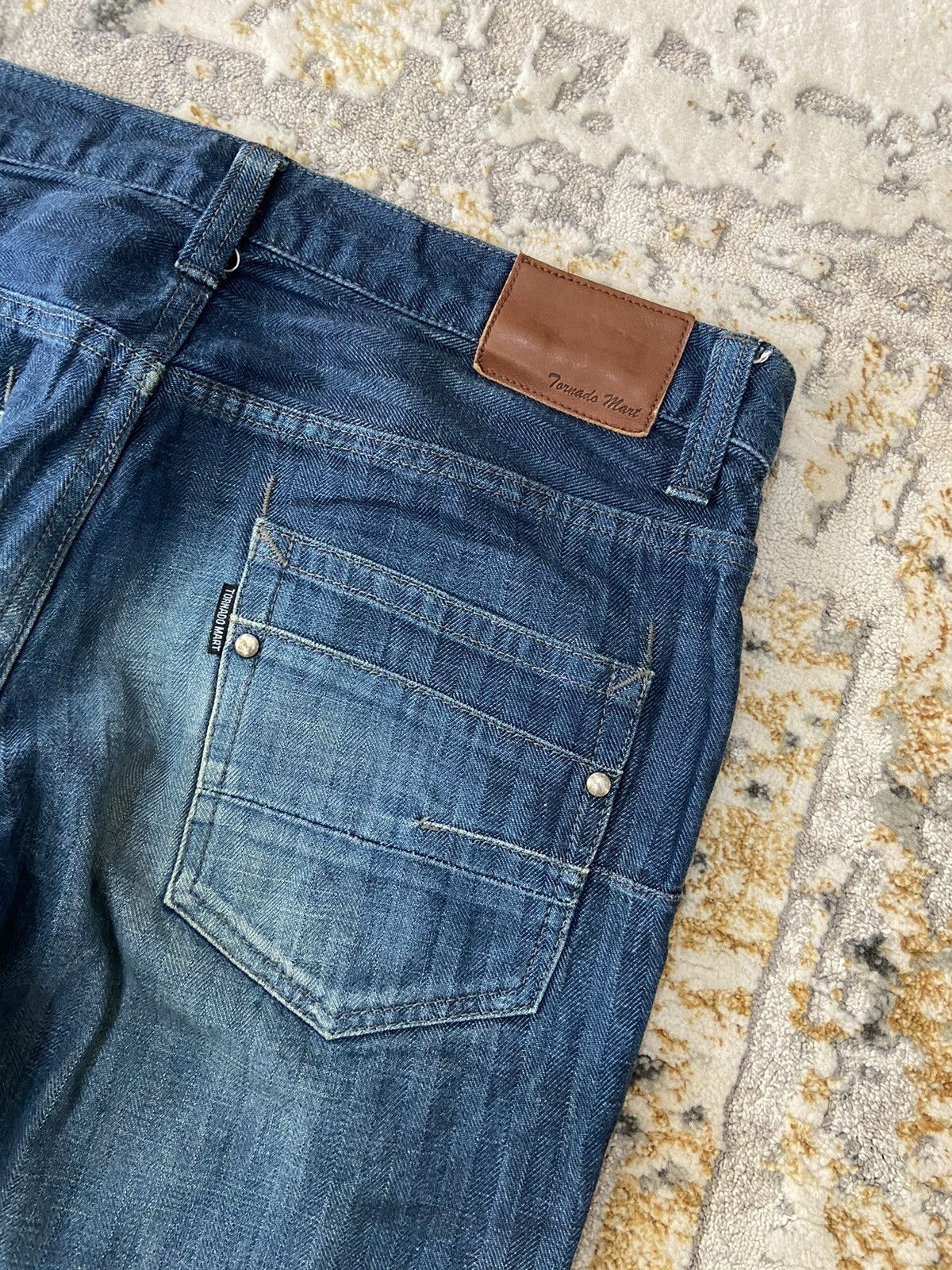 If Six Was Nine × Japanese Brand × Tornado Mart TORNADO FLARE WIDE JEANS 70s VIBES ❤️‍🔥🇯🇵 Size US 34 / EU 50 - 9 Thumbnail