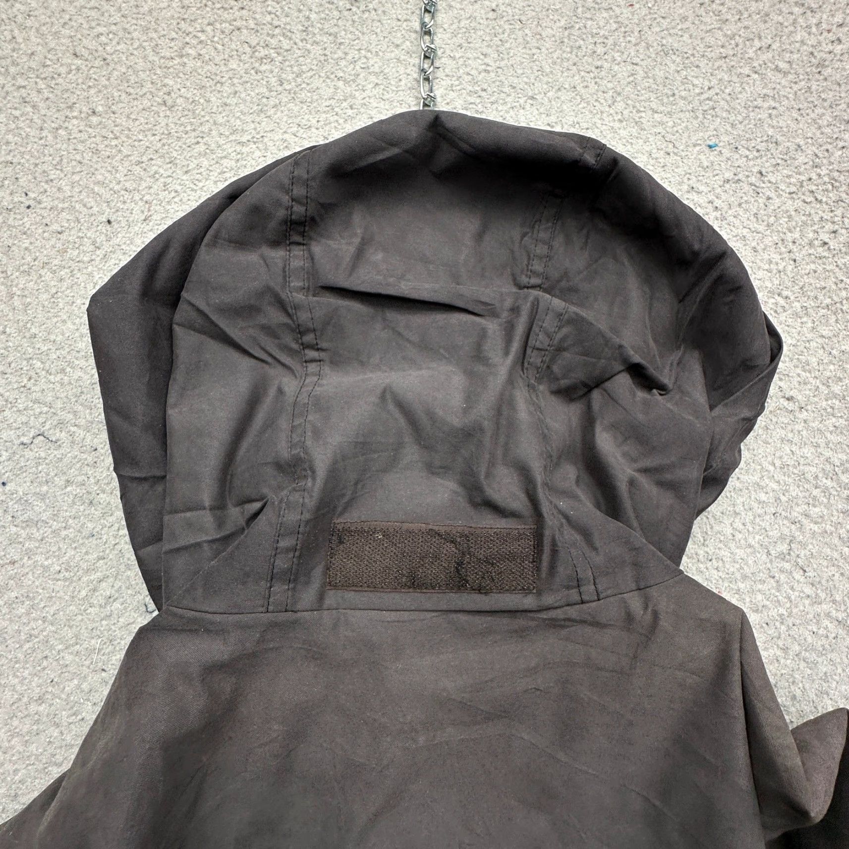 Vintage Sanyo New York Trench Coat Overcoat Coat Mens Large Poly Nylon Blend Hooded Gray Mens Size US L / EU 52-54 / 3 - 7 Thumbnail
