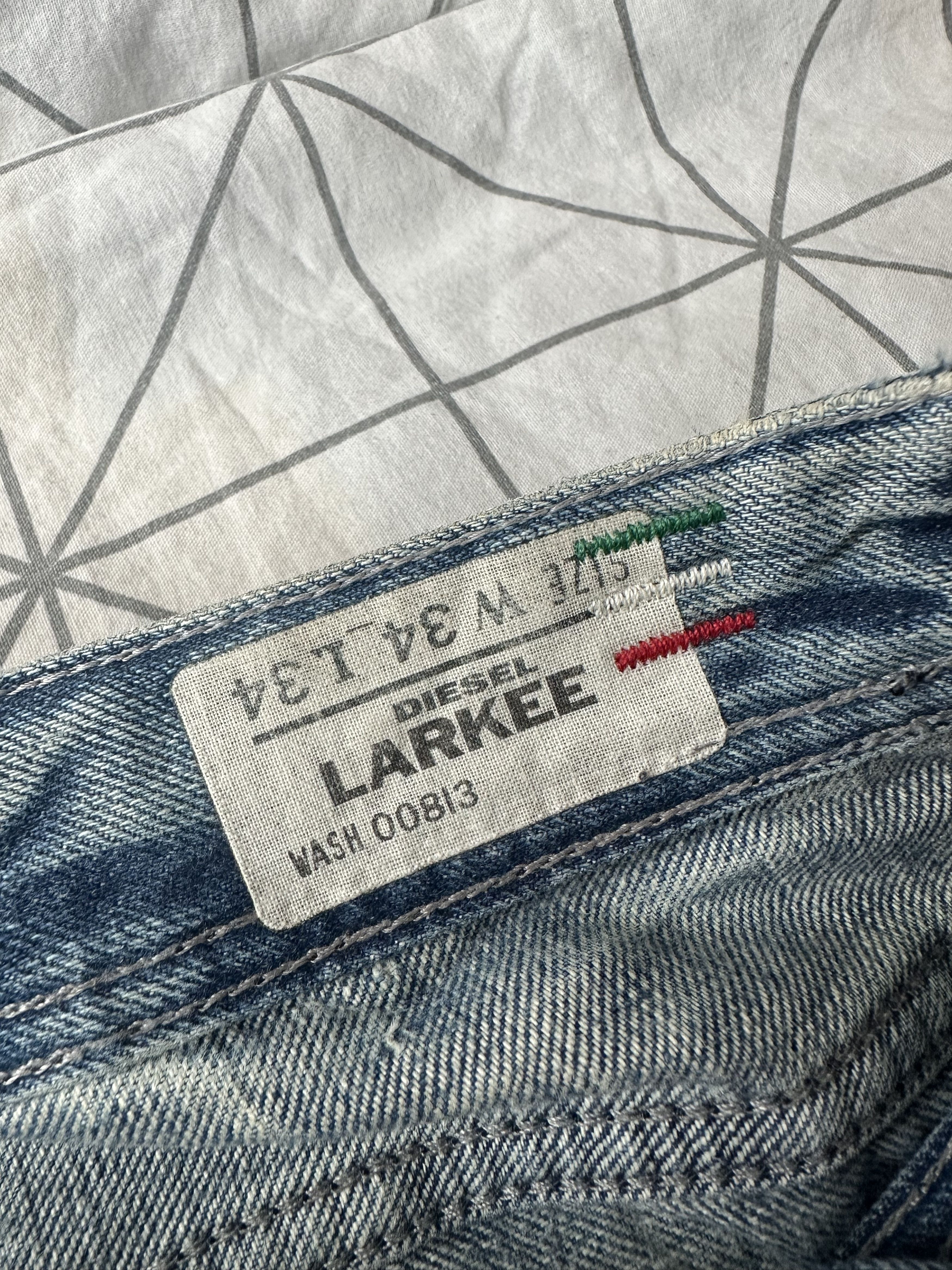 Diesel 90’s Diesel Distressed Paint Splatter Denim Made In Italy Size US 34 / EU 50 - 9 Thumbnail