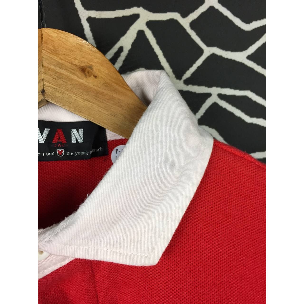 Japanese Brand VAN JAC The Young At Heart Long Sleeve Rugby Polo Tee Size US L / EU 52-54 / 3 - 5 Thumbnail