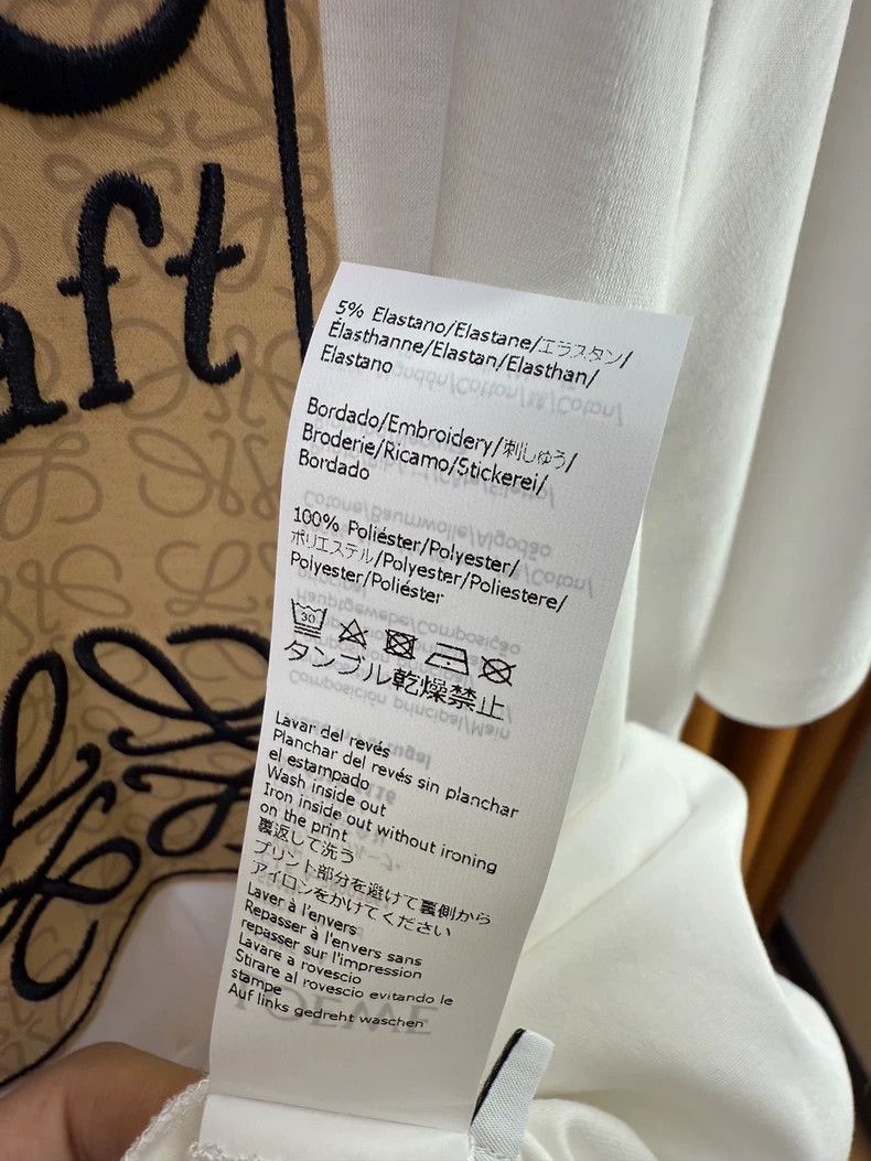 Loewe Loewe White short-sleeved T-shirt Size S / US 4 / IT 40 - 3 Thumbnail