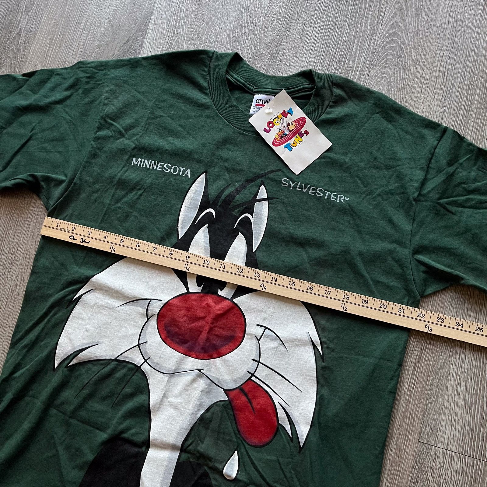 Vintage 90s Sylvester Cat Looney Tunes Cartoon T Shirt Men's Large Size US L / EU 52-54 / 3 - 7 Thumbnail