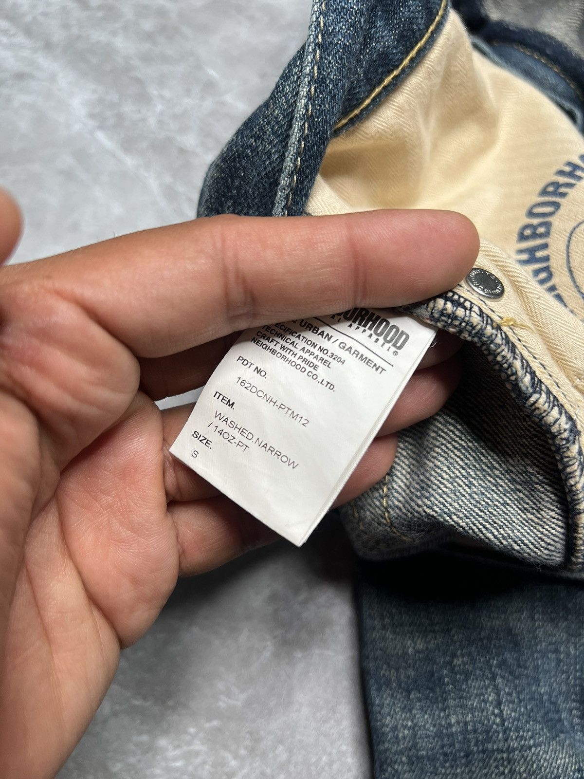 Neighborhood Neighborhood 14oz Washed Dp Narrow Jeans Size US 29 - 17 Thumbnail