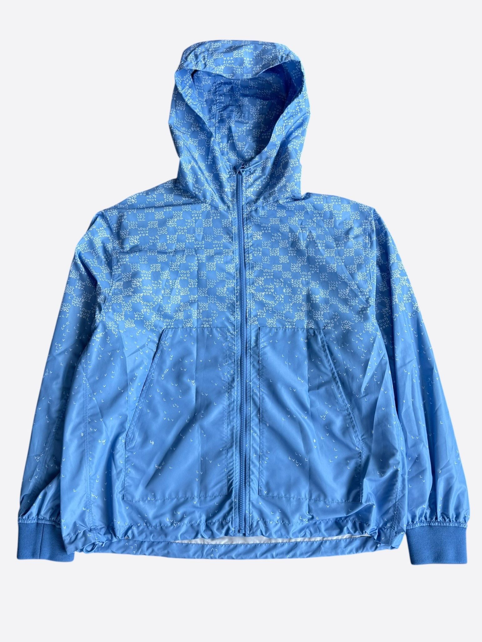 Louis Vuitton Louis Vuitton Blue LV Spread Damier Windbreaker Size US XL / EU 56 / 4 - 1 Thumbnail