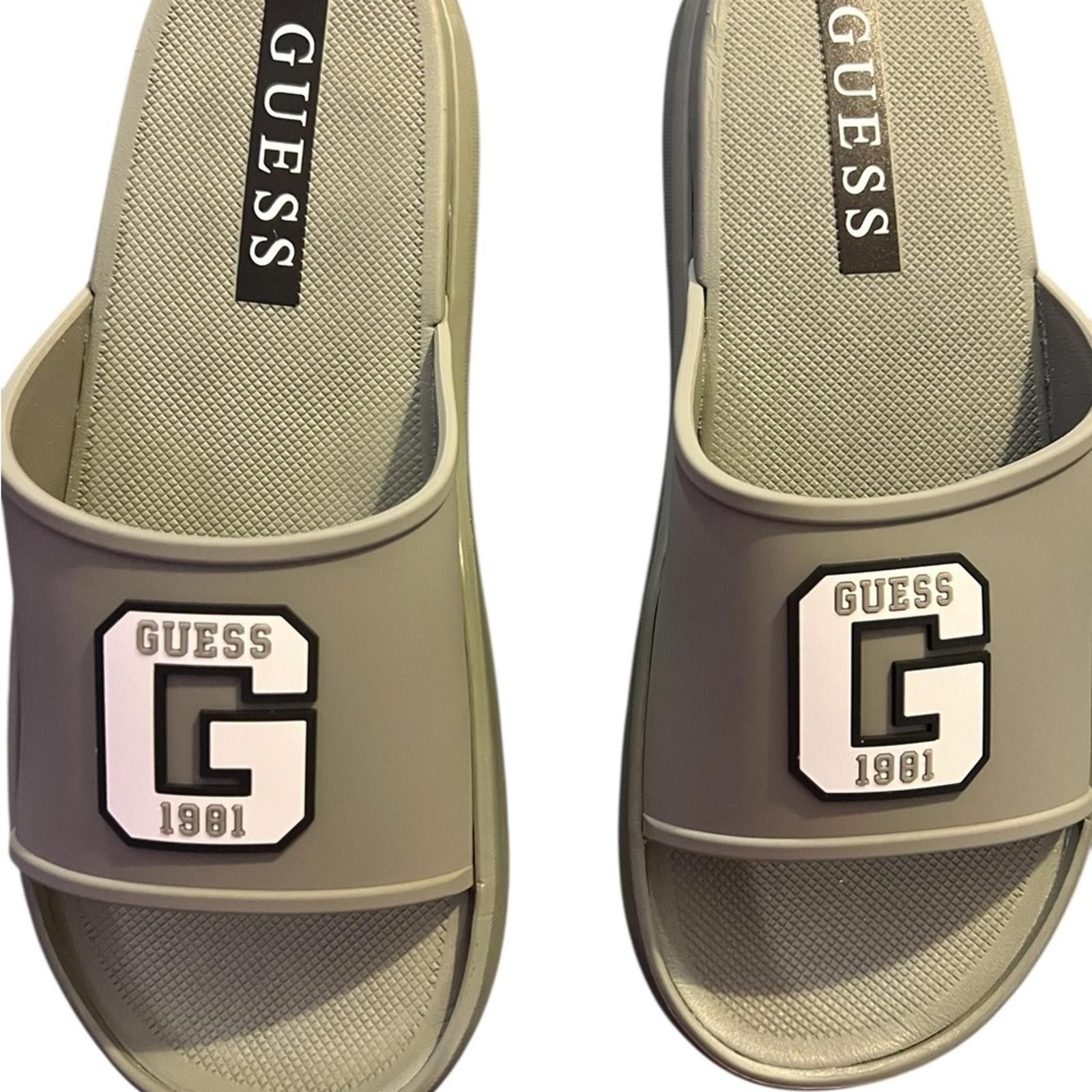 Guess Guess Light Green Slippers Size US 12 / EU 45 - 1 Thumbnail