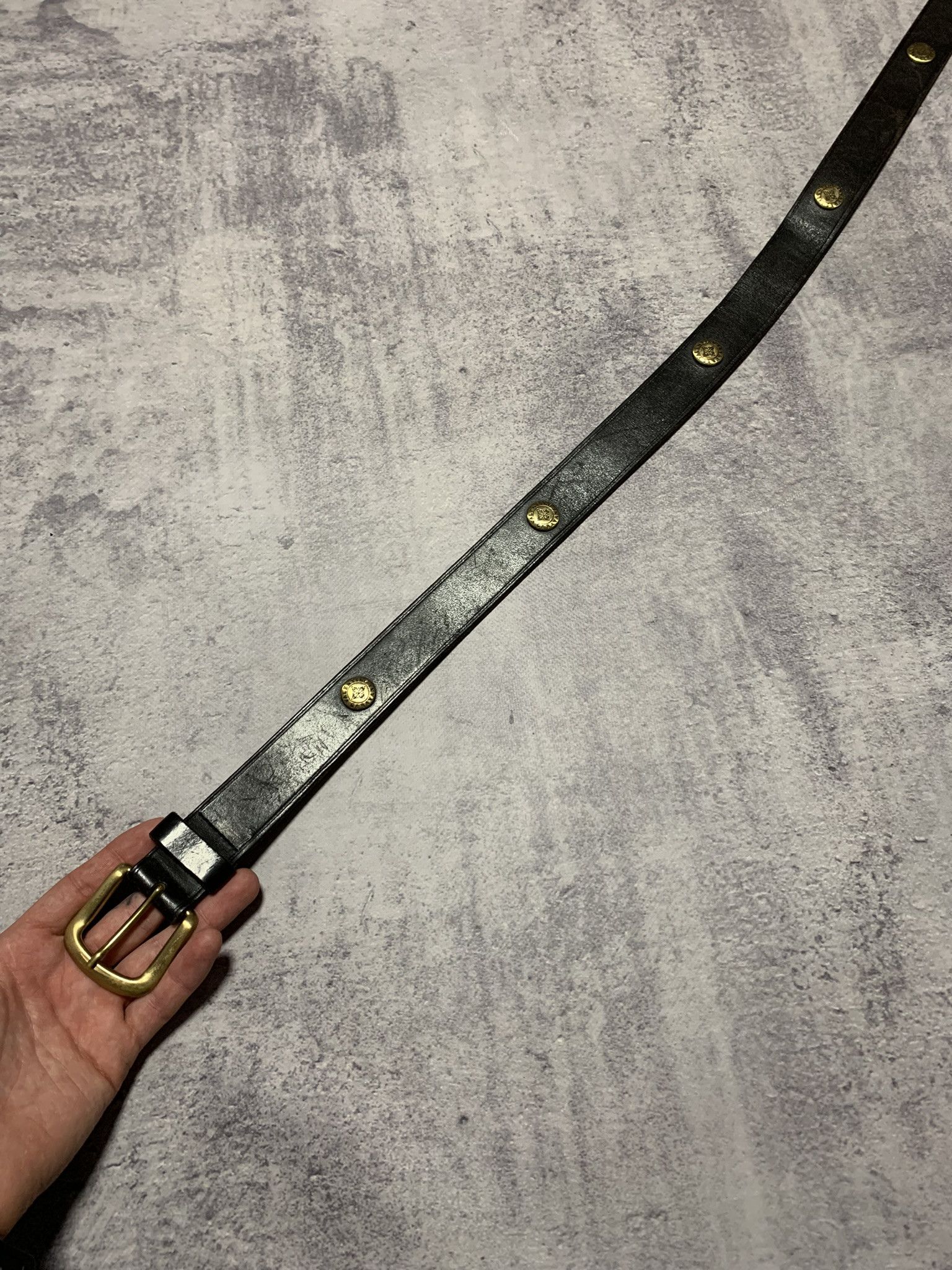 Valentino Valentino Garavani Men Leather Belt Size ONE SIZE - 2 Thumbnail