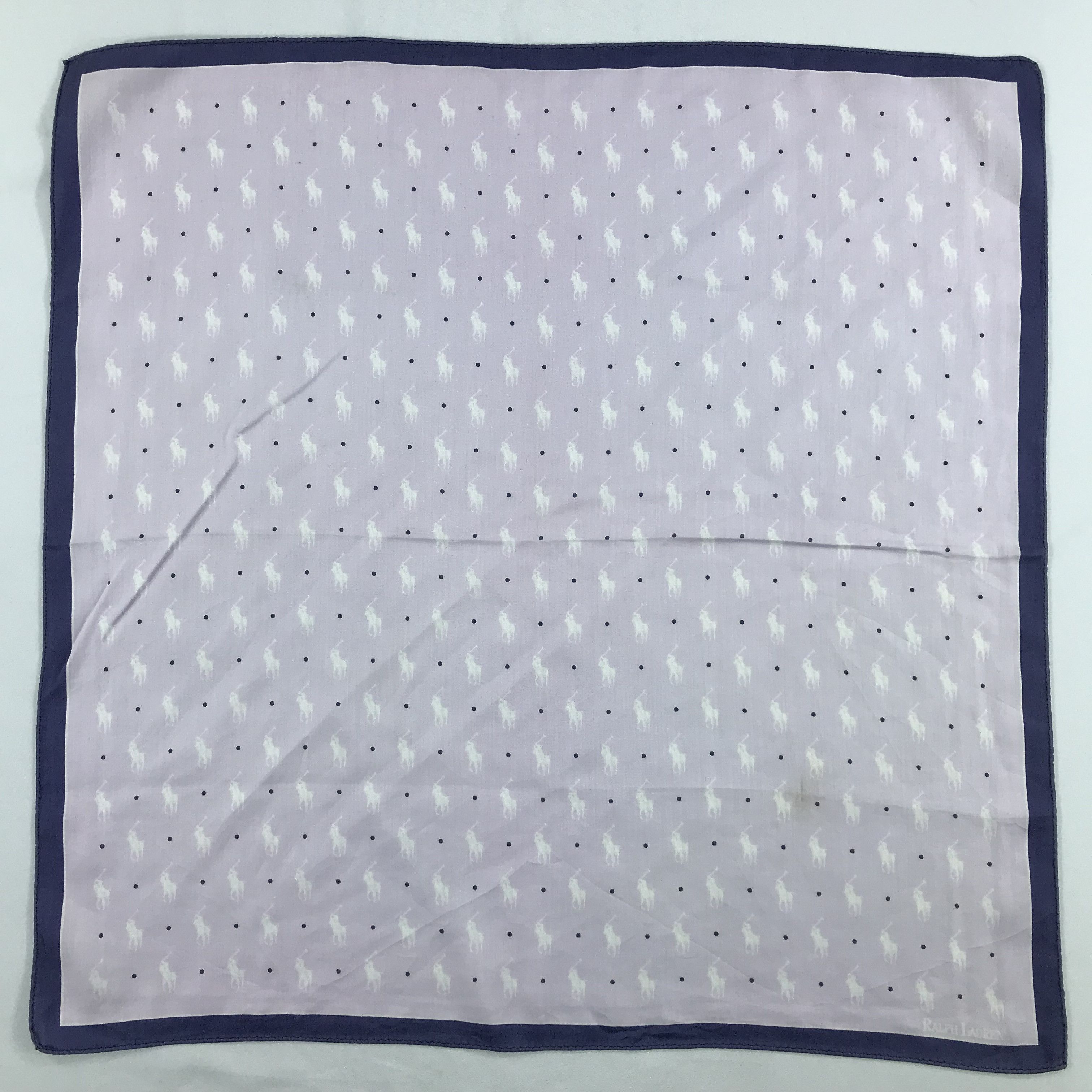 Ralph Lauren × Vintage Ralph Lauren Bandana / Handkerchief / Neckerchief - S2103 Size ONE SIZE - 1 Thumbnail