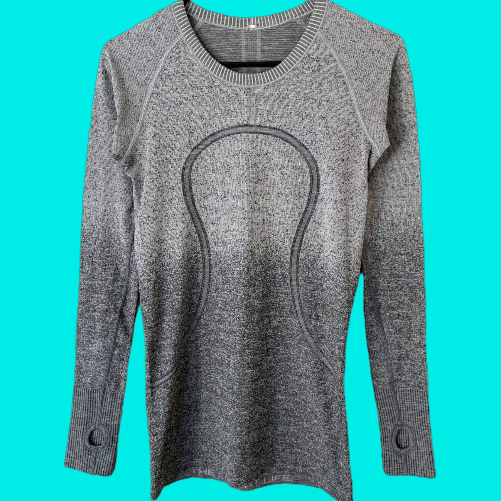 Lululemon Lululemon Swiftly Tech Shirt Women's 6 Gray Long-Sleeve Crew Fitted Athletic Top Size M / US 6-8 / IT 42-44 - 1 Thumbnail