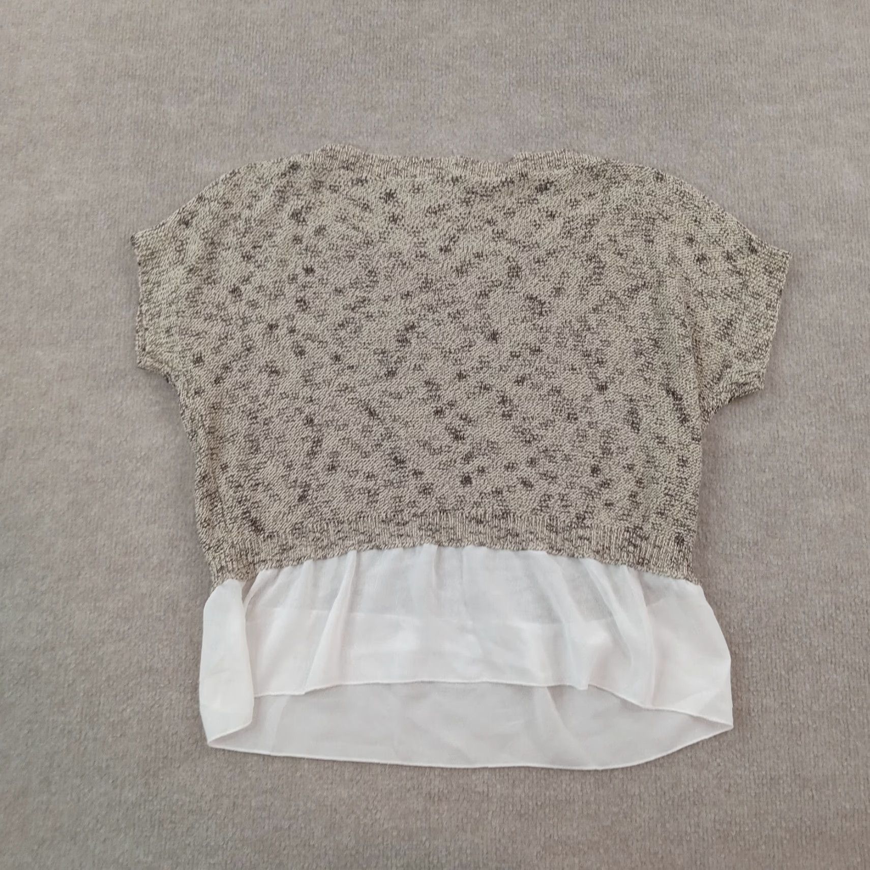 Anthropologie Anthropologie Sweater Womens Brown Knit Short Sleeve Pullover XS Size XS / US 0-2 / IT 36-38 - 7 Thumbnail