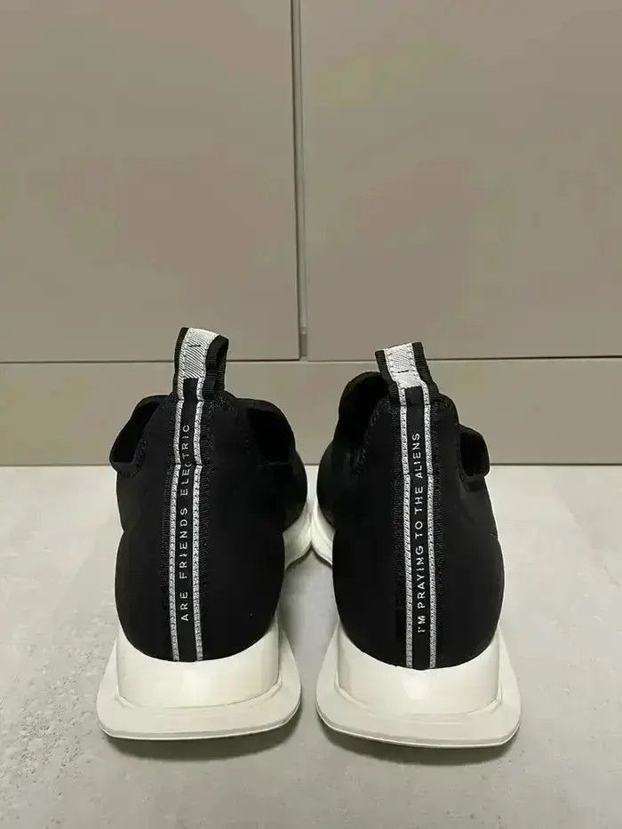 Rick Owens Sz 43 Rick Owens Drkshdw Waxed New Runner-2507 Size US 10 / EU 43 - 4 Thumbnail